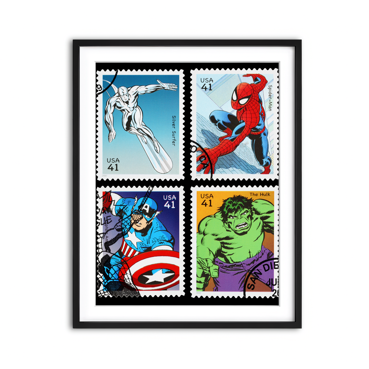 Framed Print 3x4 Black