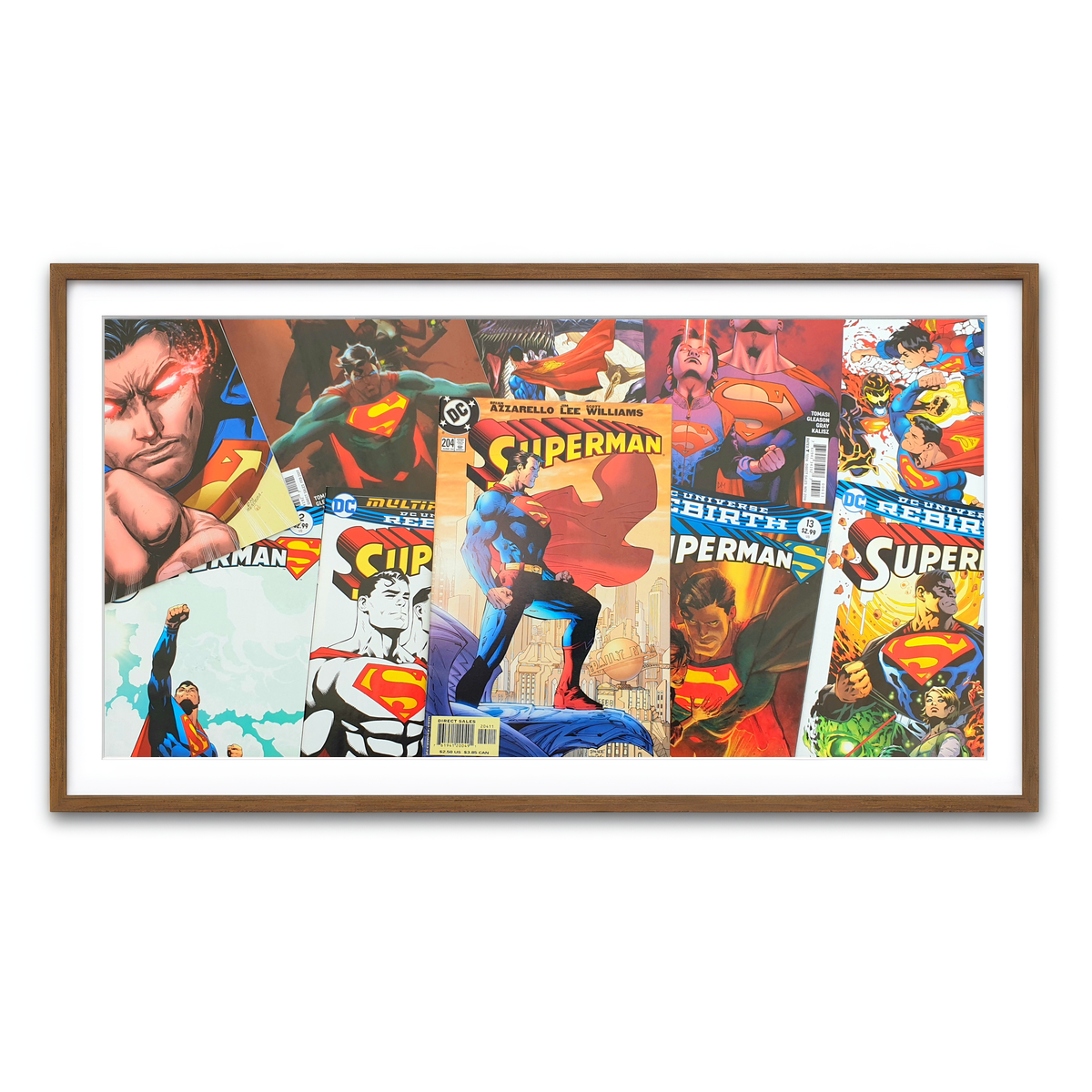 Framed Print 2x1 Walnut