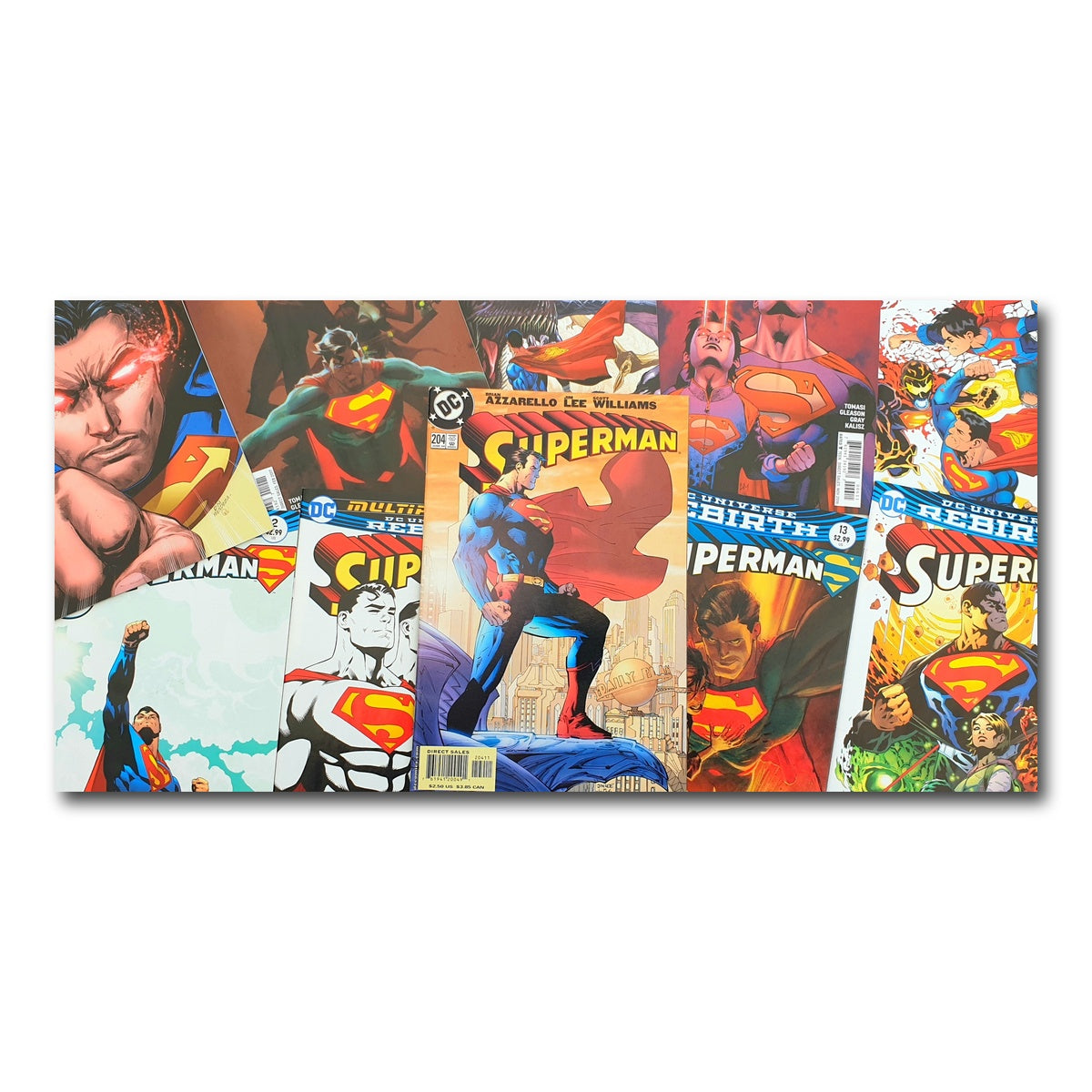AUTO-MOCKUP WHITE | Superman comic books | 1 Piece | Gallery Wrap Canvas | group=2x1