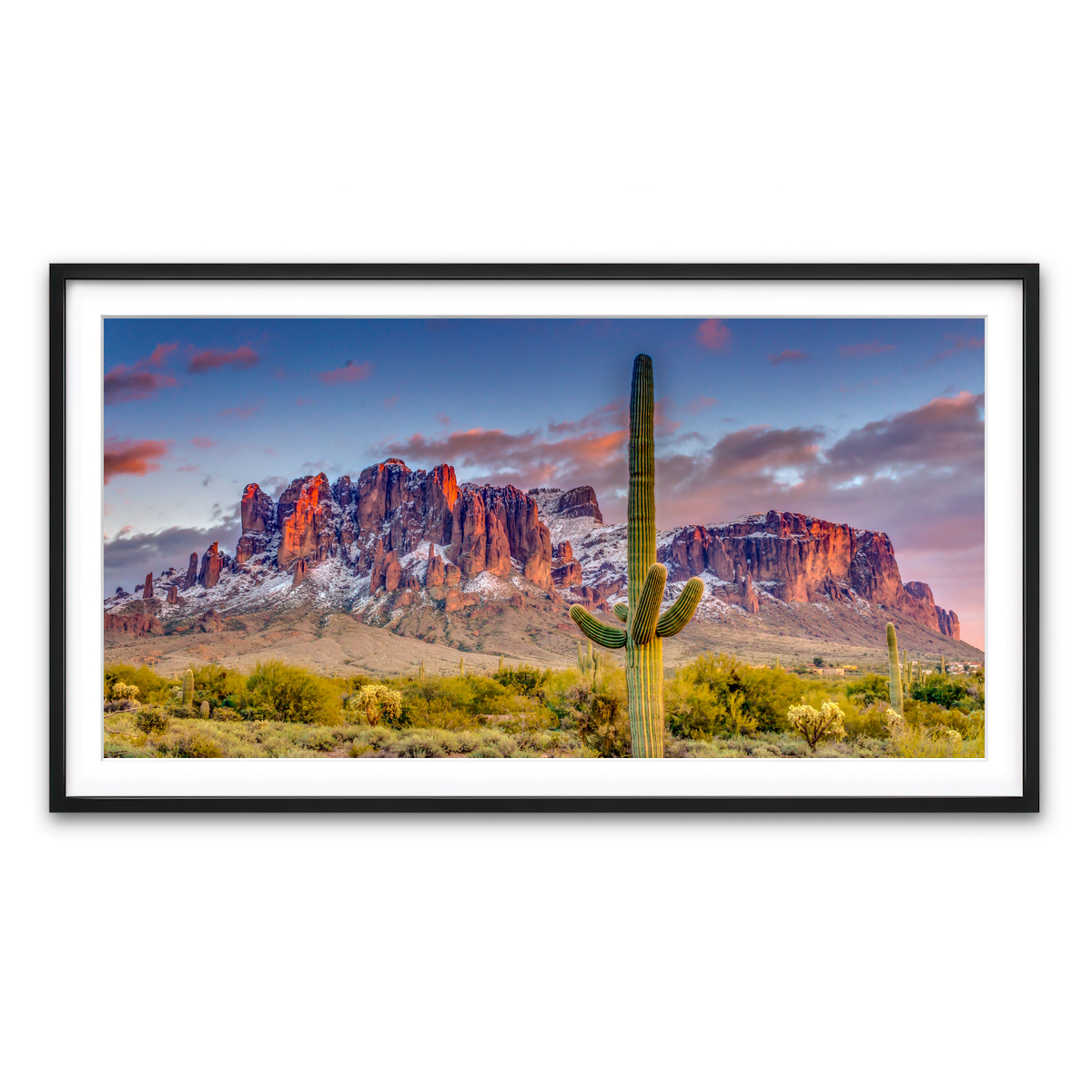 Framed Print 2x1 Black