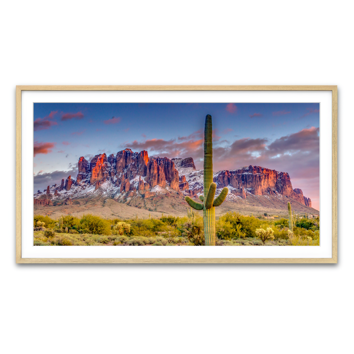 Framed Print 2x1 Natural