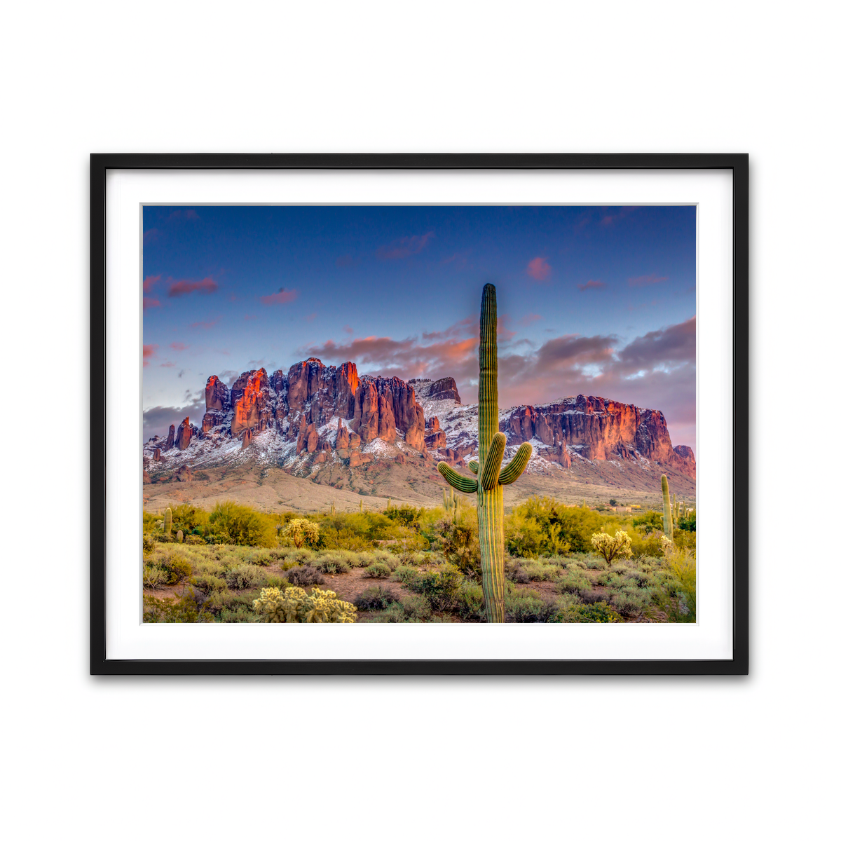 Framed Print 4x3 Black