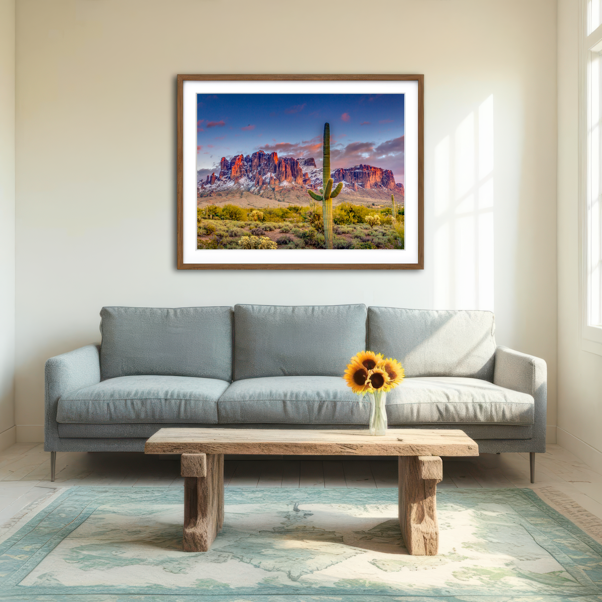 AUTO-MOCKUP ROOM | Superstition Mountains Wall Art