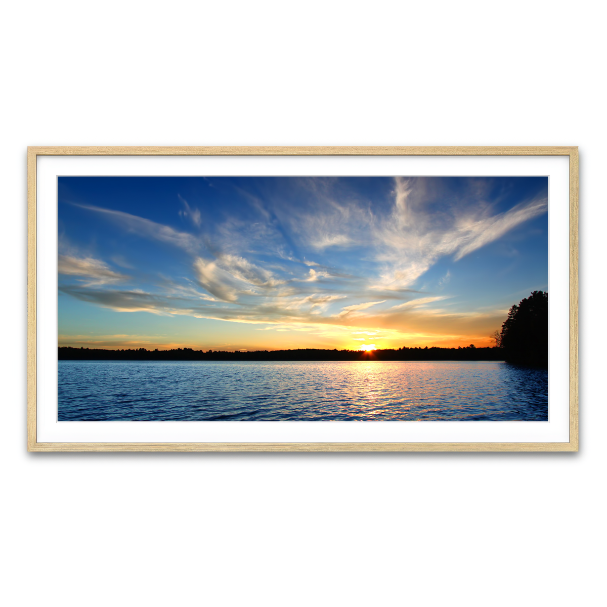 Framed Print 2x1 Natural
