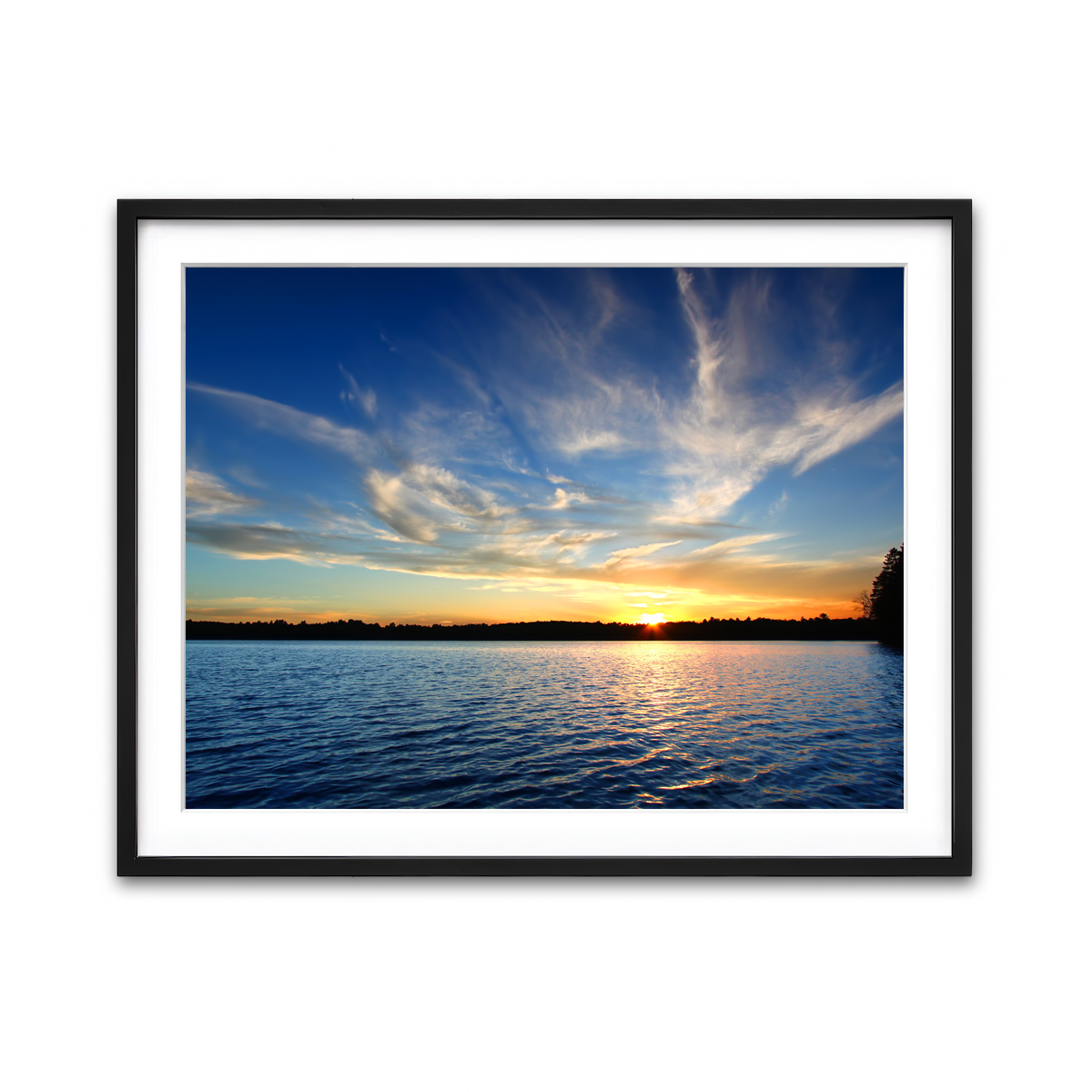 Framed Print 4x3 Black
