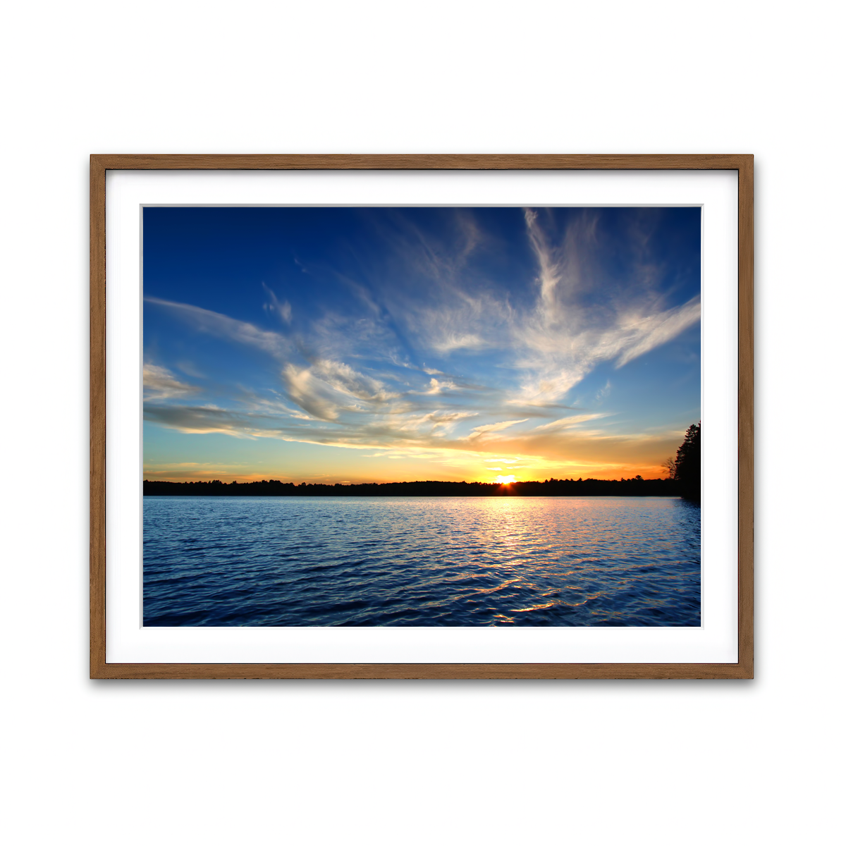 Framed Print 4x3 Walnut