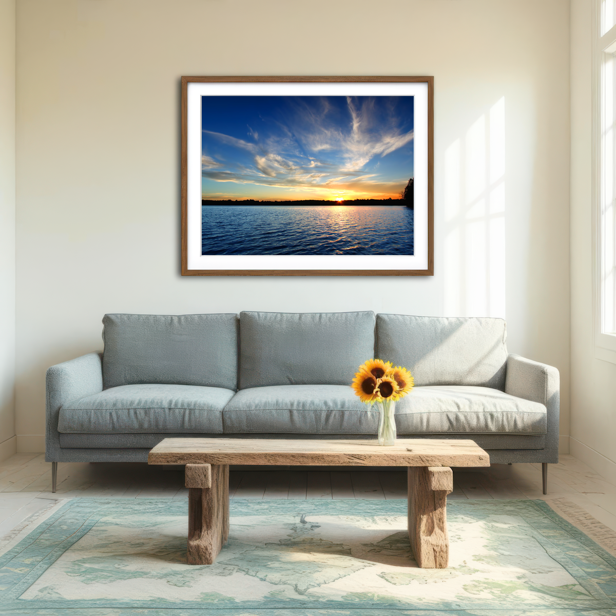 AUTO-MOCKUP ROOM | Sweeney Lake Wall Art