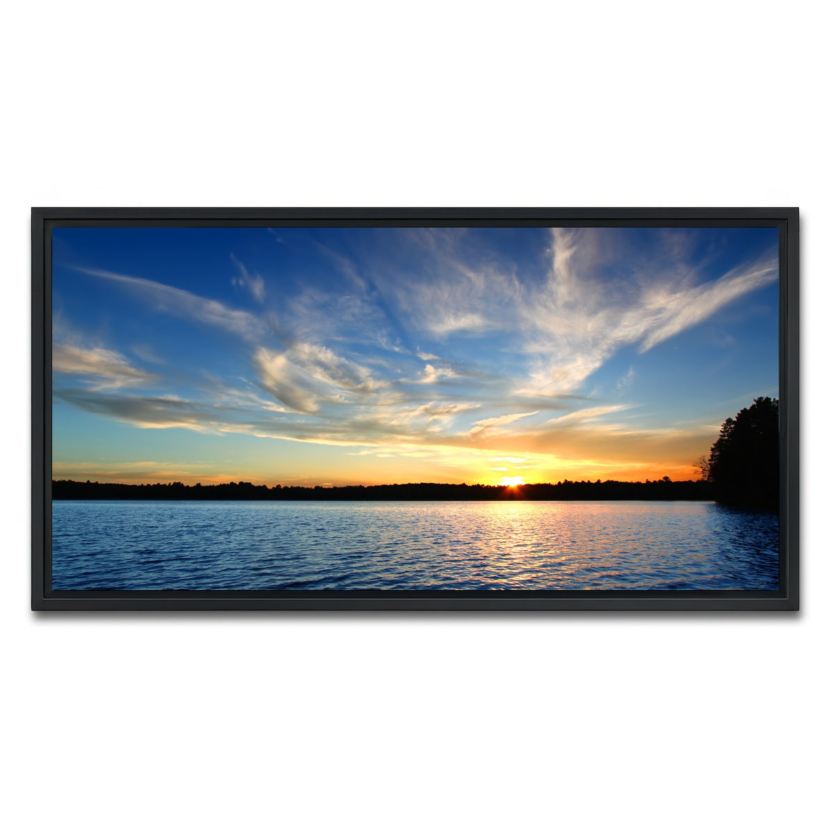 AUTO-MOCKUP WHITE | Sweeney Lake | 1 Piece | Black Framed Canvas | group=2x1