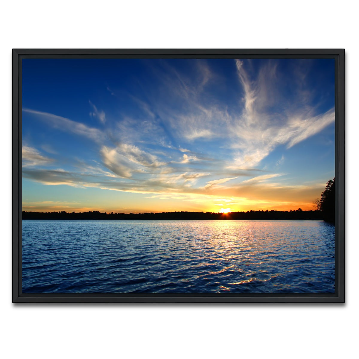 AUTO-MOCKUP WHITE | Sweeney Lake | 1 Piece | Black Framed Canvas | group=4x3
