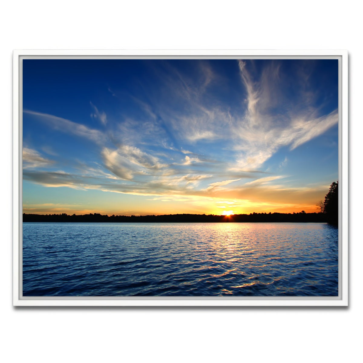 AUTO-MOCKUP WHITE | Sweeney Lake | 1 Piece | White Framed Canvas | group=4x3