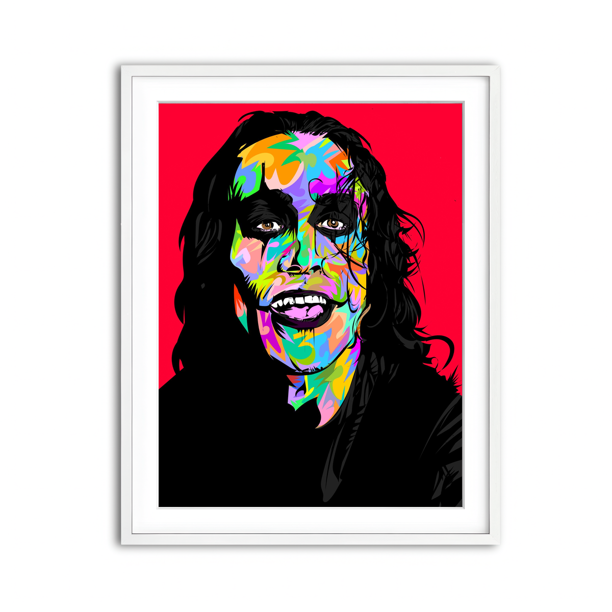 Framed Print 3x4 White