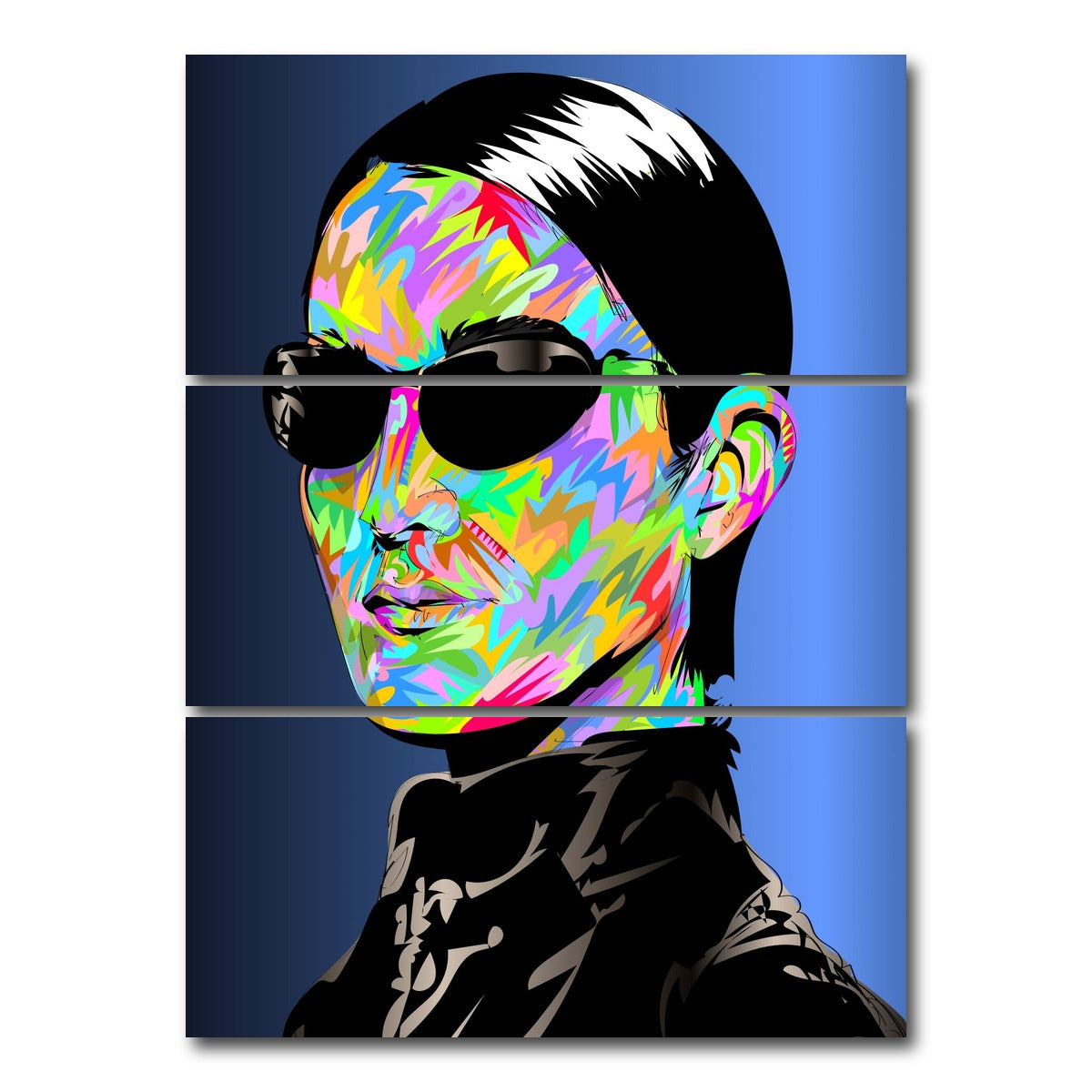 AUTO-MOCKUP WHITE | TRINITY | 3 Piece | Gallery Wrap Canvas | group=8x18_stacked