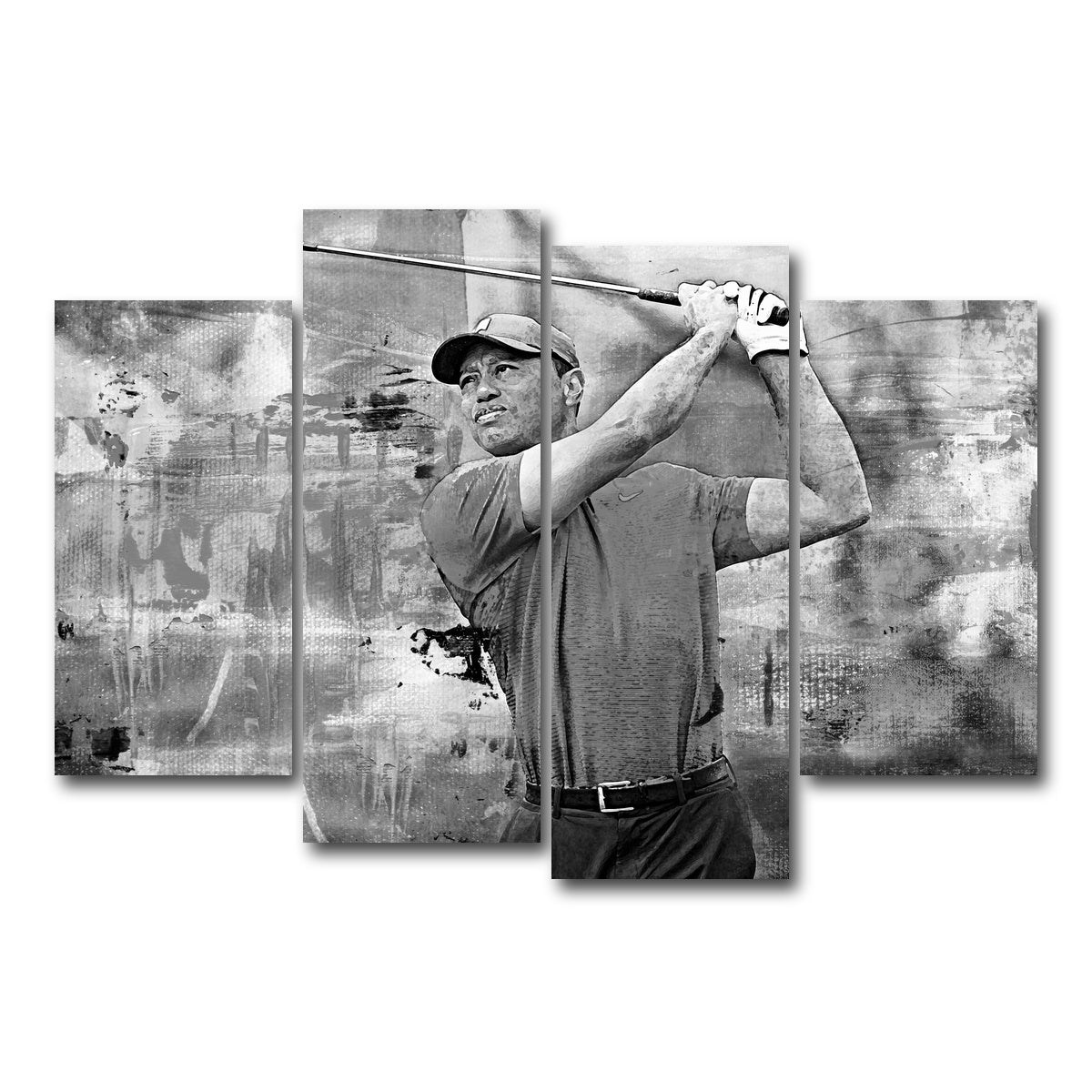 AUTO-MOCKUP WHITE | TW Grayscale | 4 Piece | Gallery Wrap Canvas | group=4_short