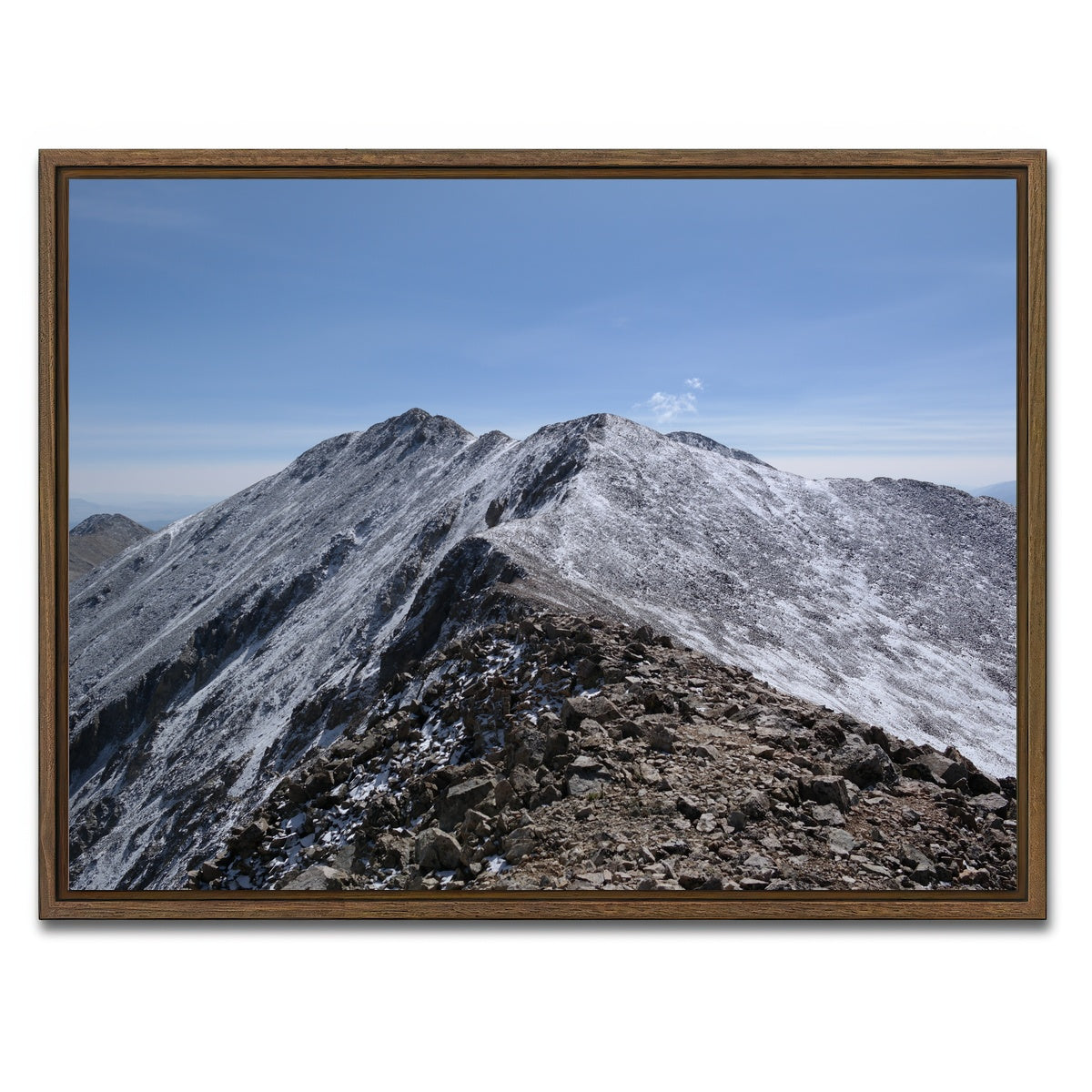 AUTO-MOCKUP WHITE | Tabeguache Peak | 1 Piece | Walnut Framed Canvas | group=4x3