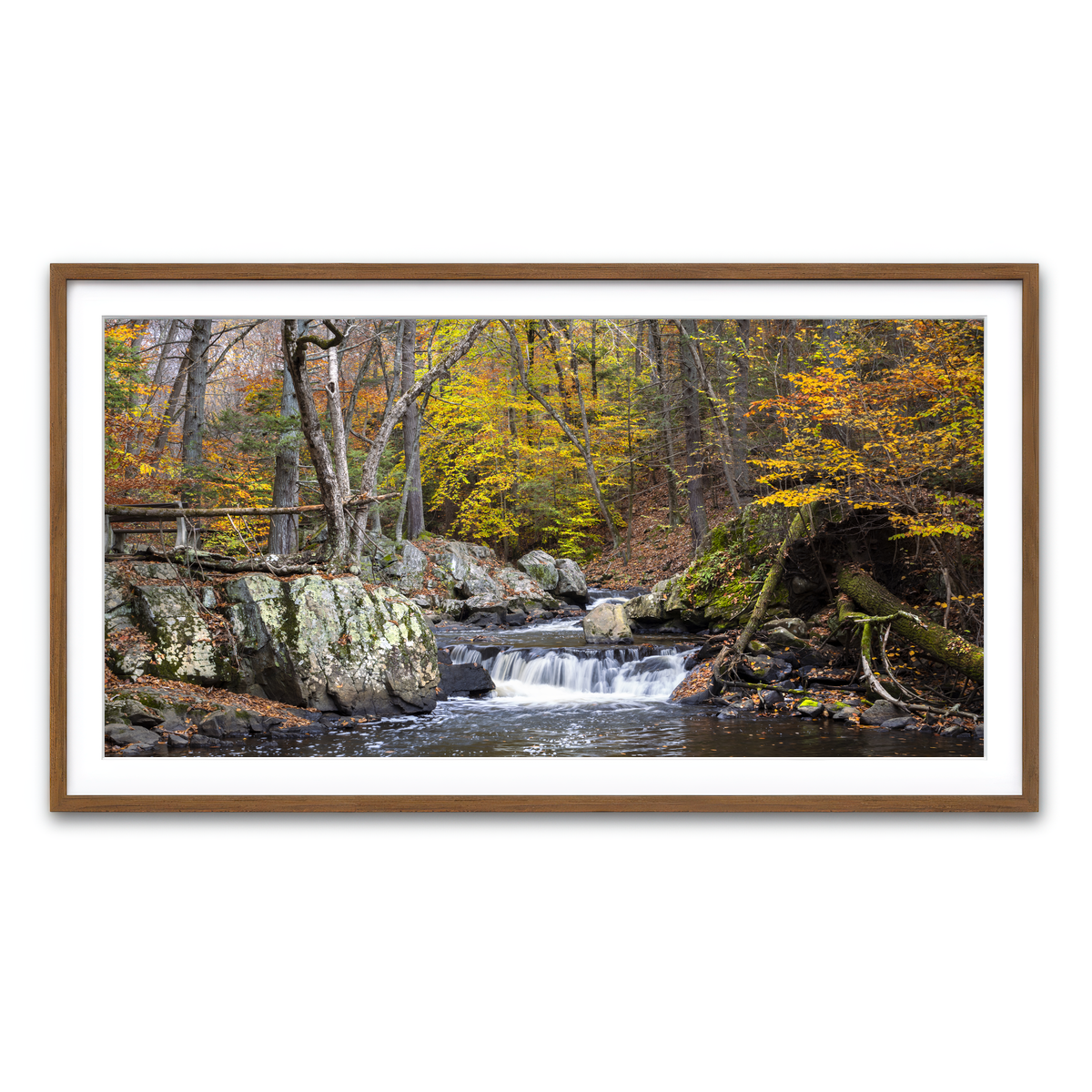 Framed Print 2x1 Walnut