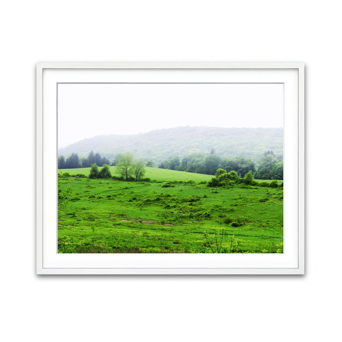 Framed Print 4x3 White