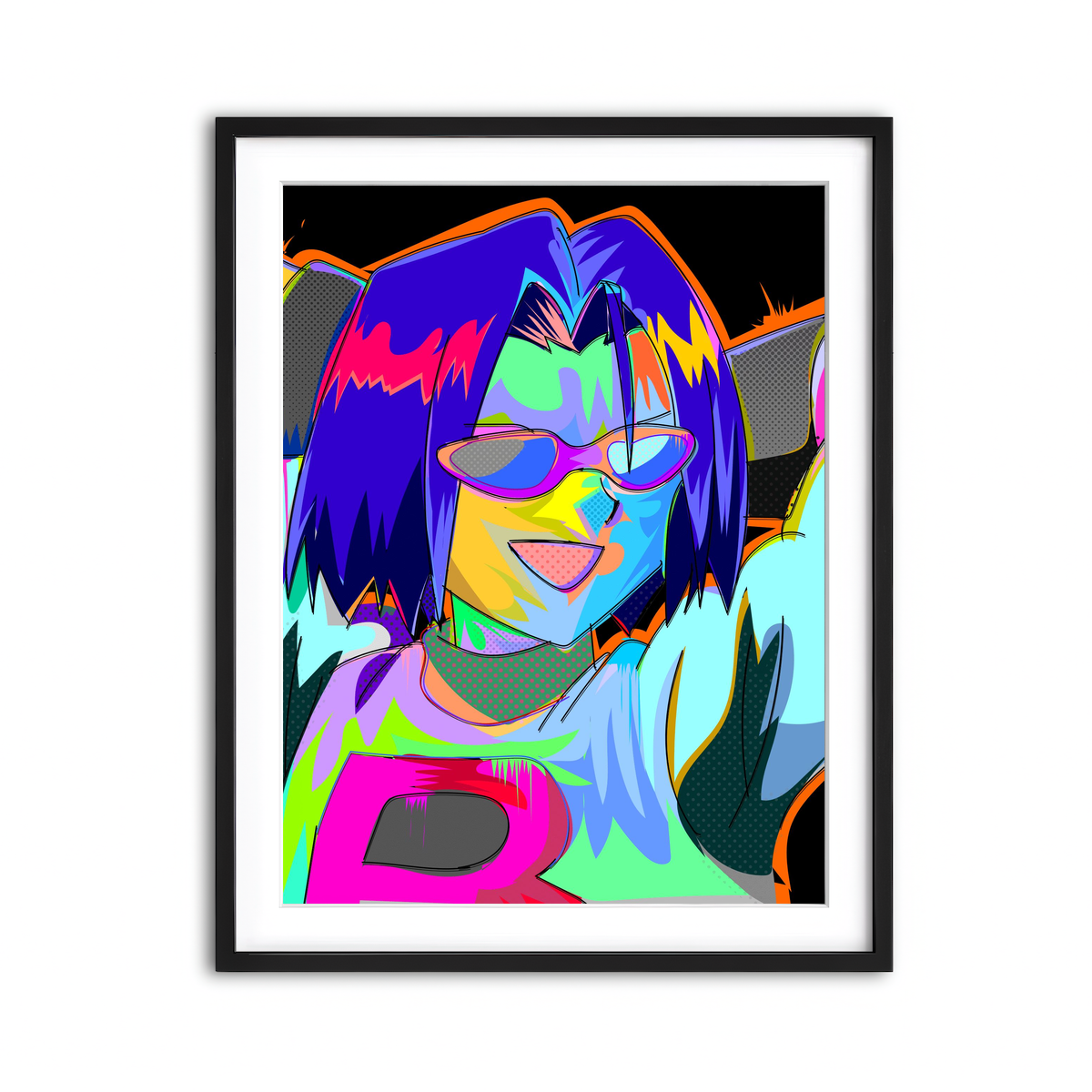 Framed Print 3x4 Black