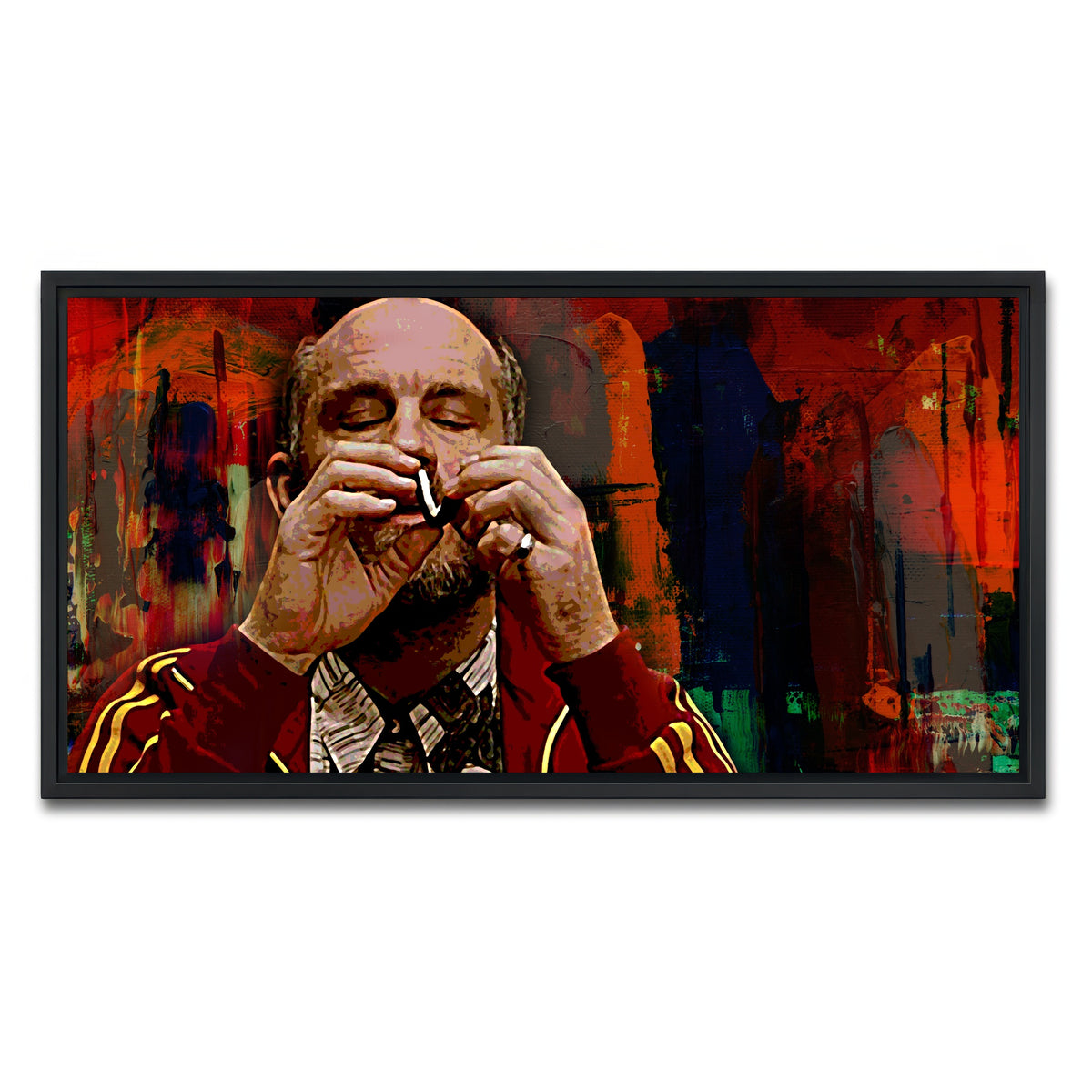 AUTO-MOCKUP WHITE | Teddy KGB | 1 Piece | Black Framed Canvas | group=2x1