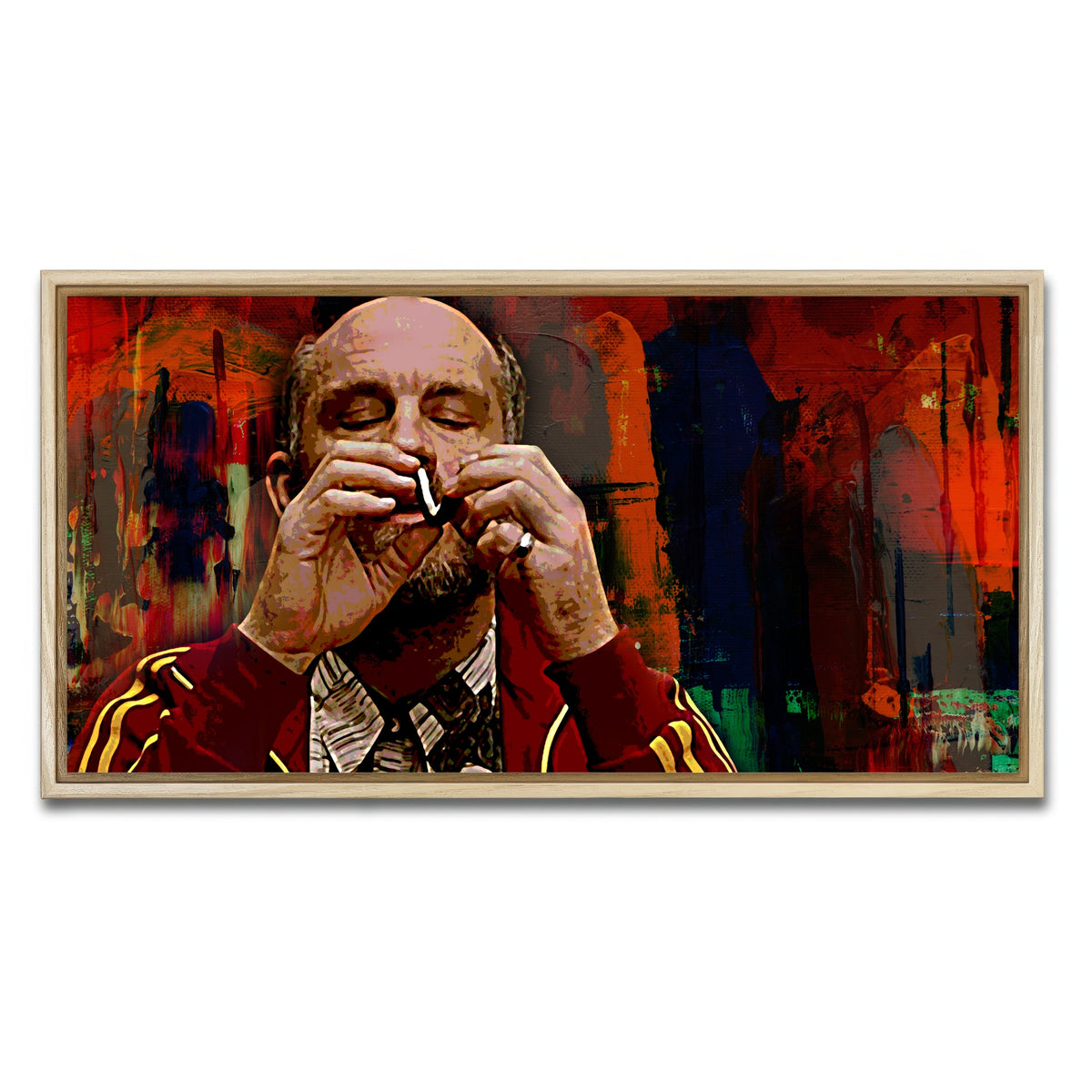 AUTO-MOCKUP WHITE | Teddy KGB | 1 Piece | Natural Framed Canvas | group=2x1