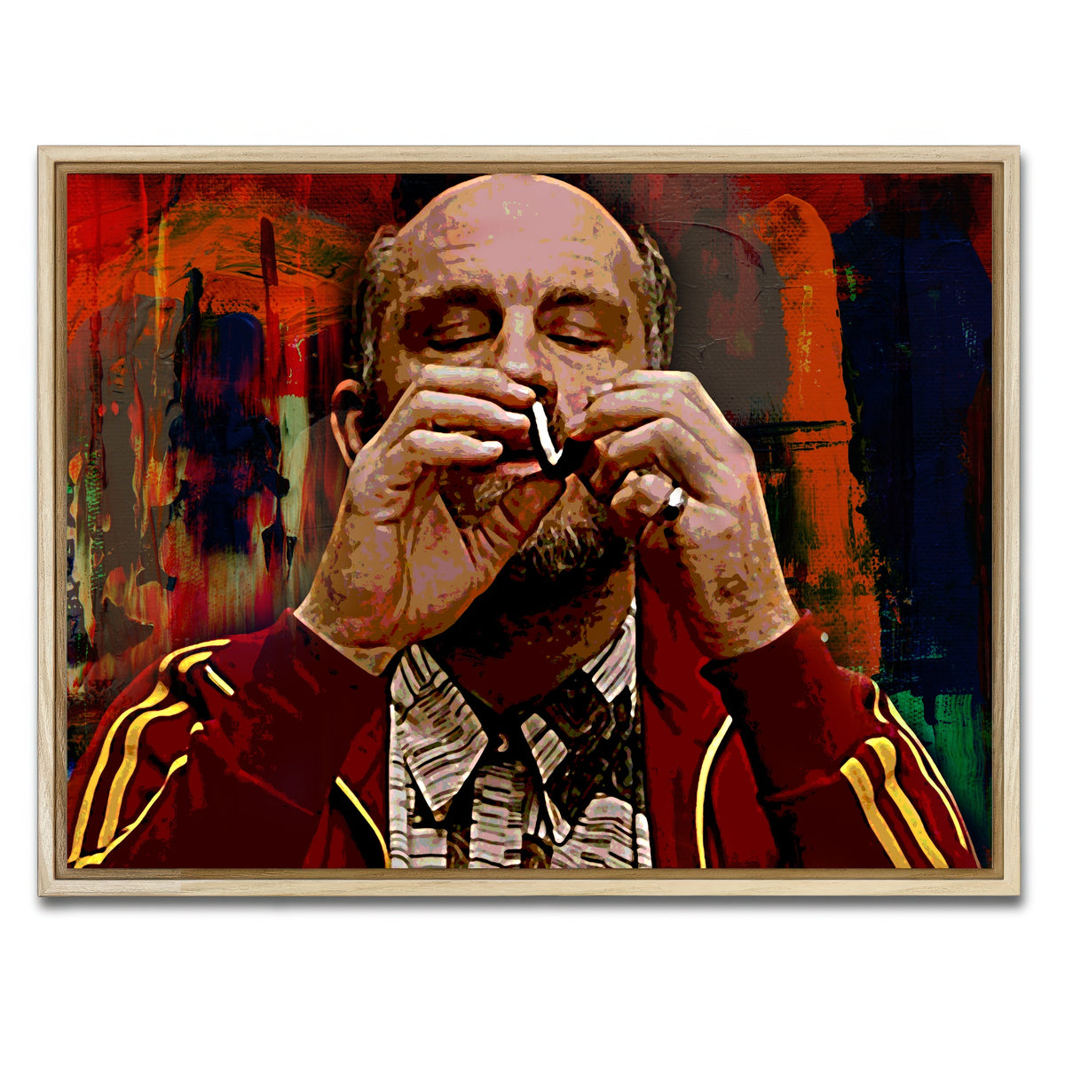 AUTO-MOCKUP WHITE | Teddy KGB | 1 Piece | Natural Framed Canvas | group=4x3