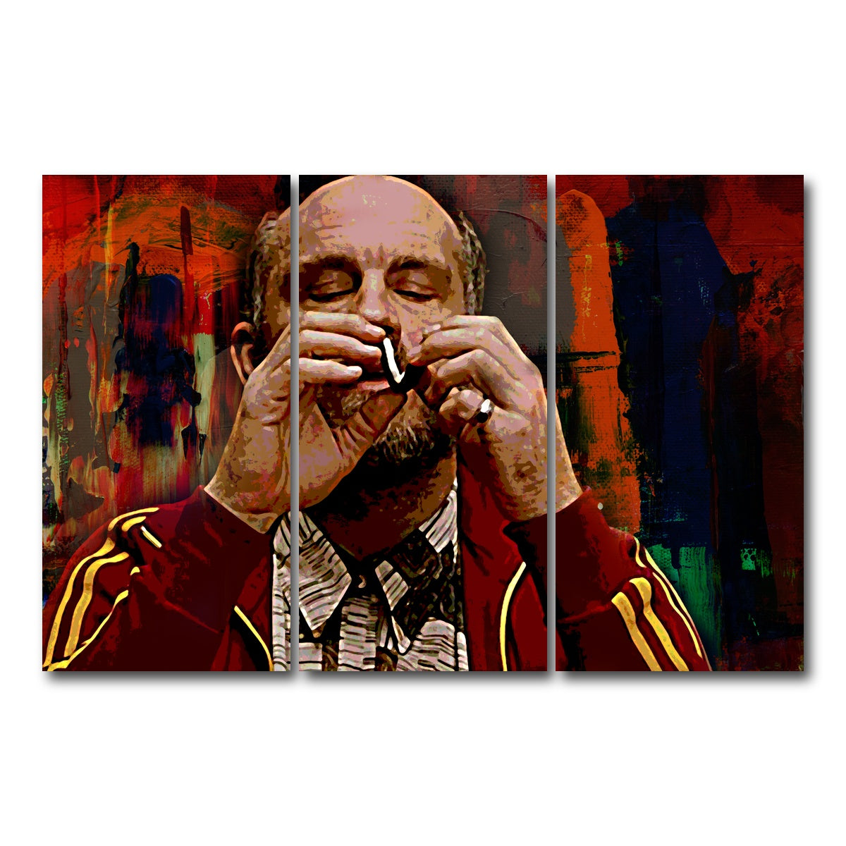 AUTO-MOCKUP WHITE | Teddy KGB | 3 Piece | Gallery Wrap Canvas | group=12x24