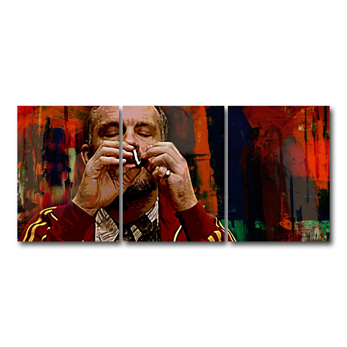 AUTO-MOCKUP WHITE | Teddy KGB | 3 Piece | Gallery Wrap Canvas | group=18x24