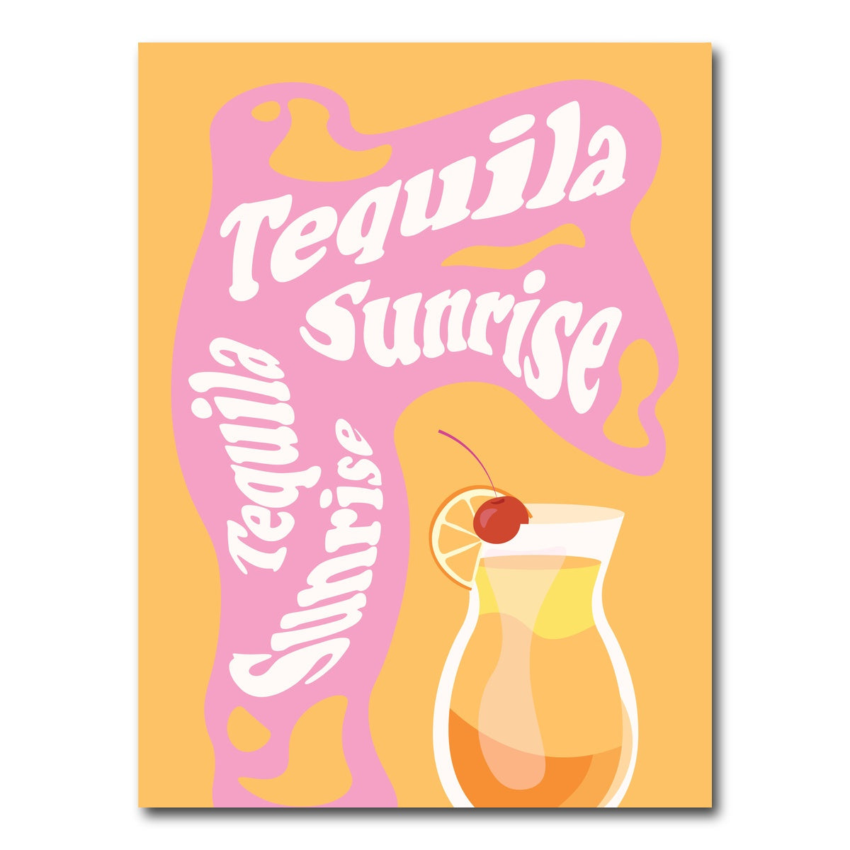 Tequila Sunrise Wall Art