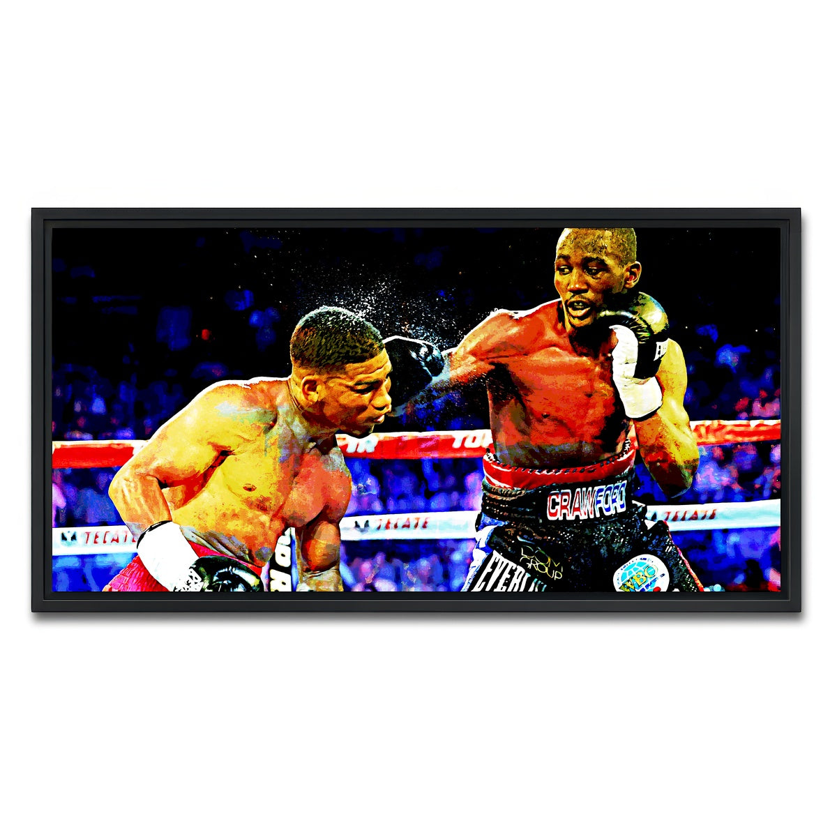 AUTO-MOCKUP WHITE | Terence Crawford | 1 Piece | Black Framed Canvas | group=2x1