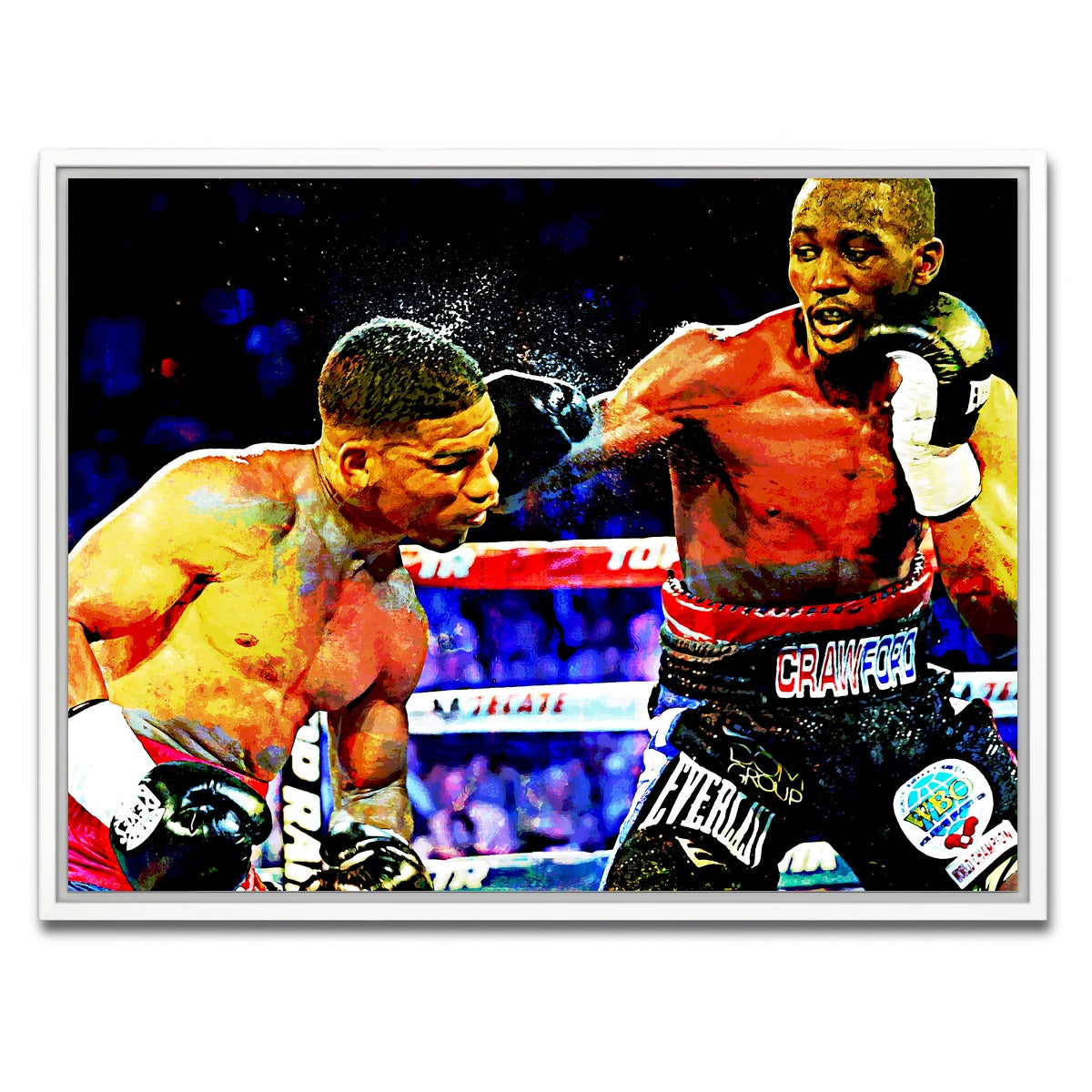 AUTO-MOCKUP WHITE | Terence Crawford | 1 Piece | White Framed Canvas | group=4x3