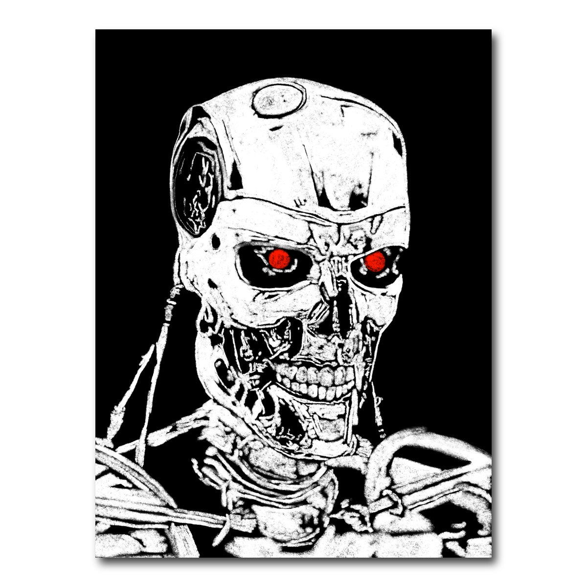 Terminator Sketch Wall Art