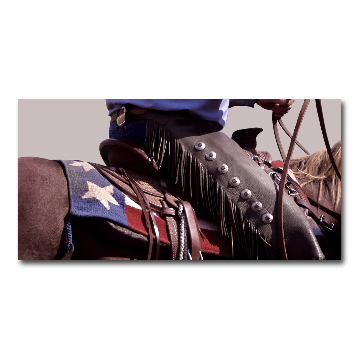 AUTO-MOCKUP WHITE | Texas Cowboy | 1 Piece | Gallery Wrap Canvas | group=2x1