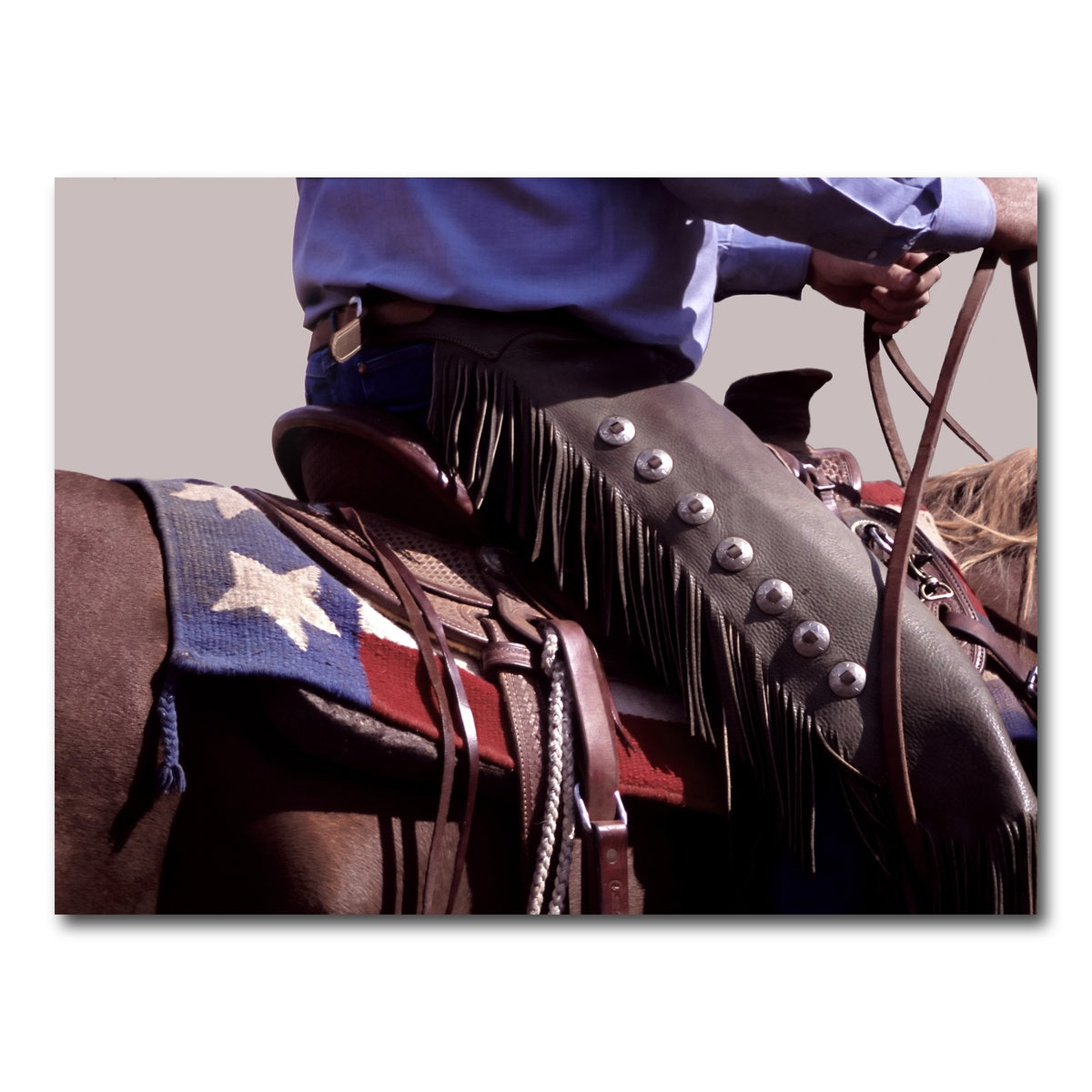 AUTO-MOCKUP WHITE | Texas Cowboy | 1 Piece | Gallery Wrap Canvas | group=4x3