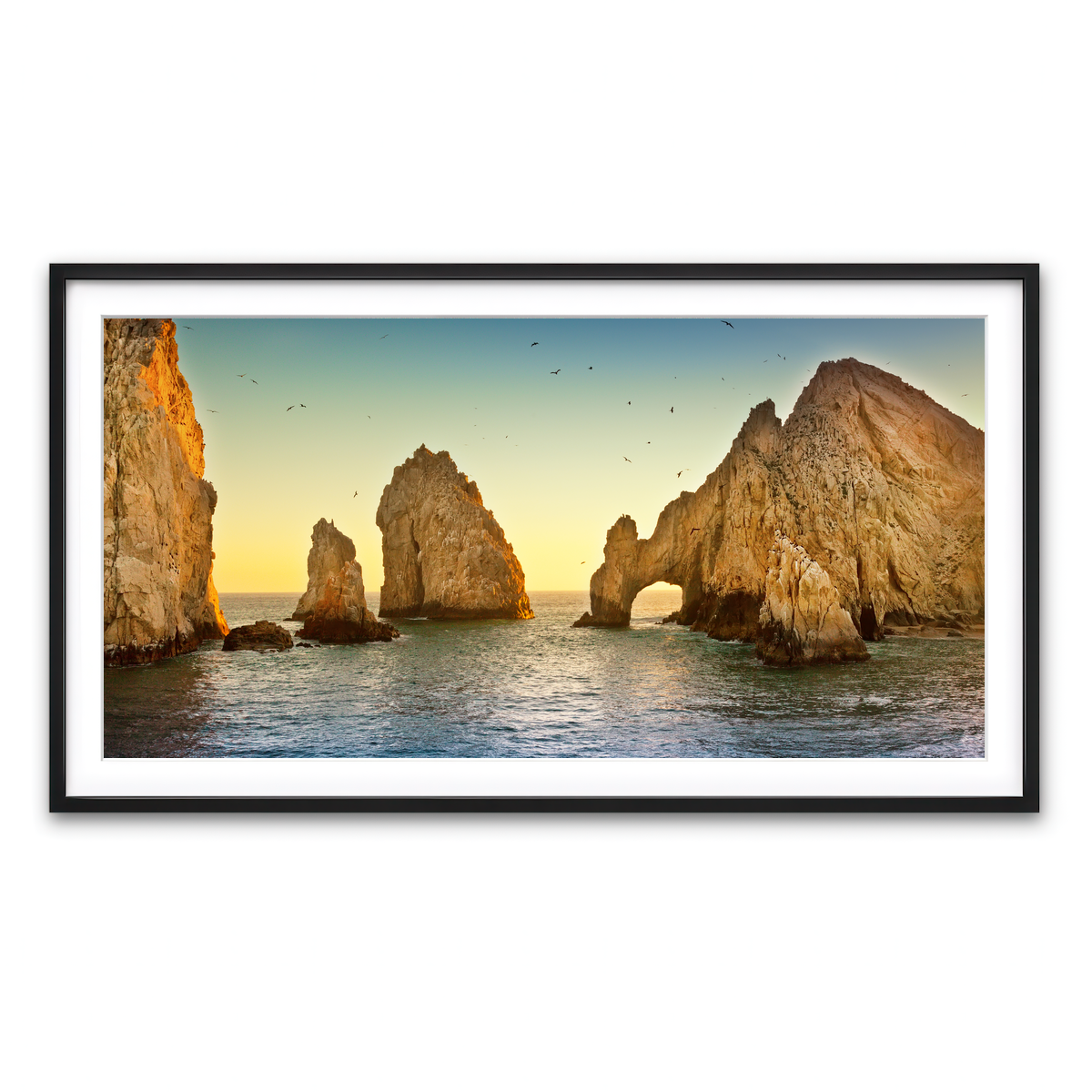 Framed Print 2x1 Black