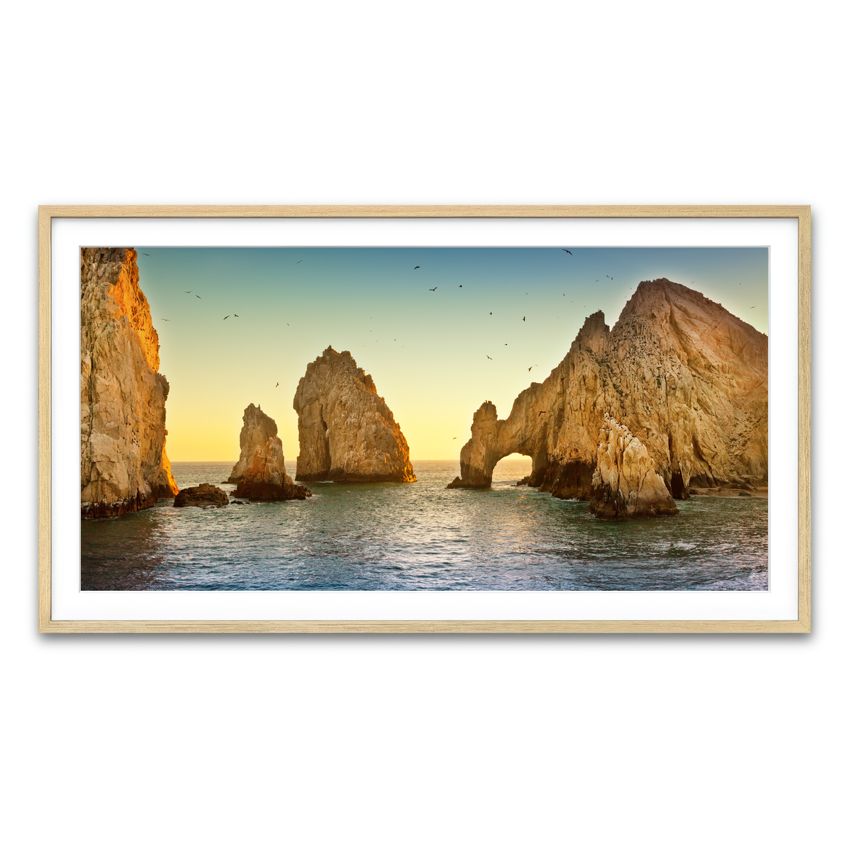 Framed Print 2x1 Natural