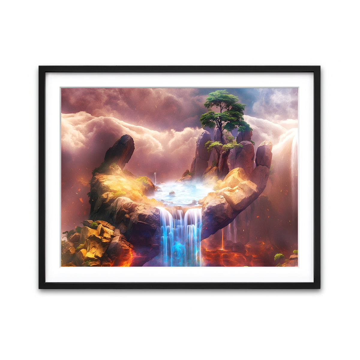 Framed Print 4x3 Black