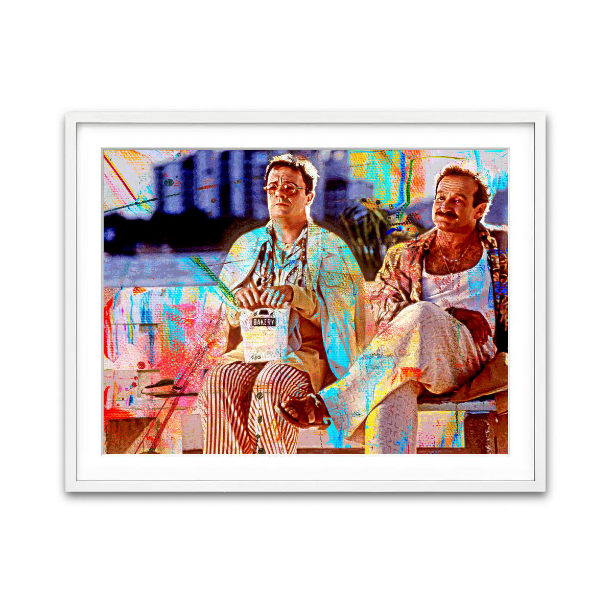 Framed Print 4x3 White