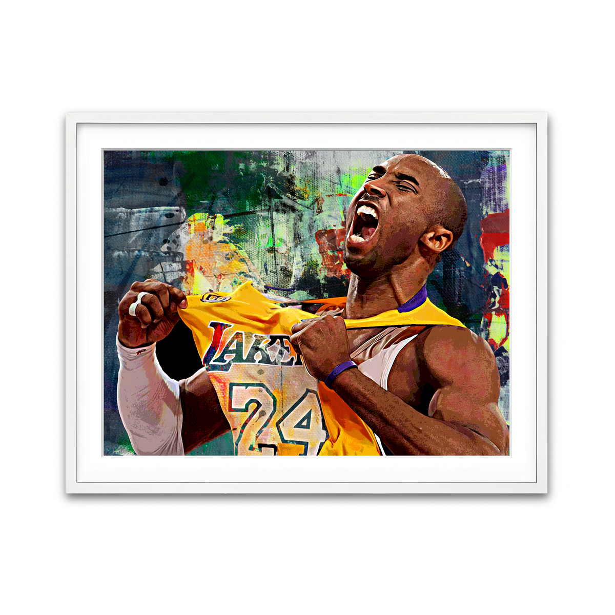 Framed Print 4x3 White