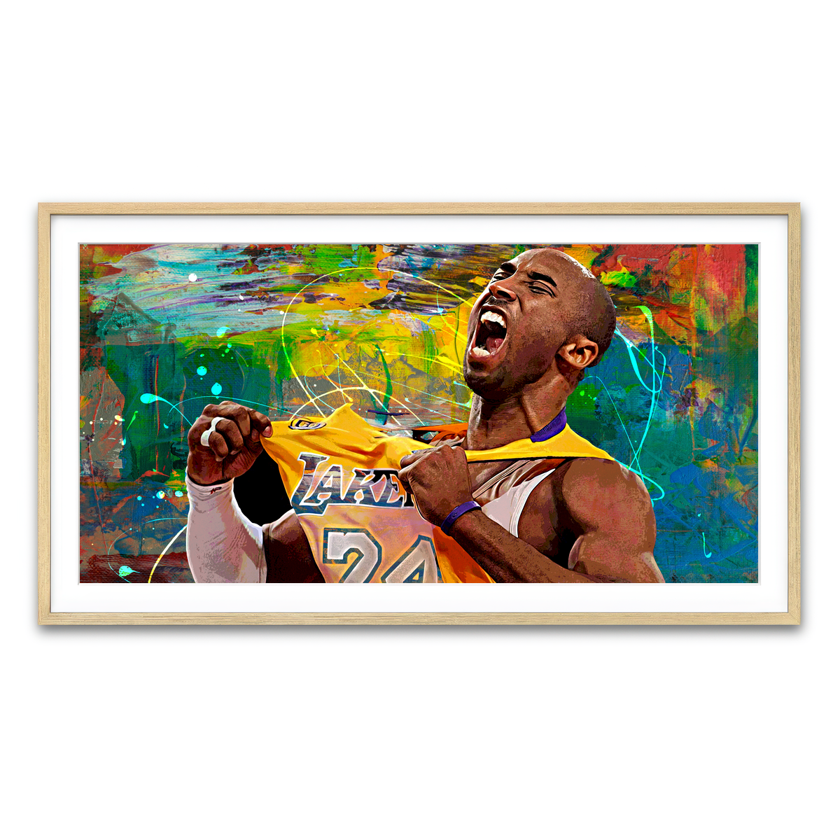 Framed Print 2x1 Natural