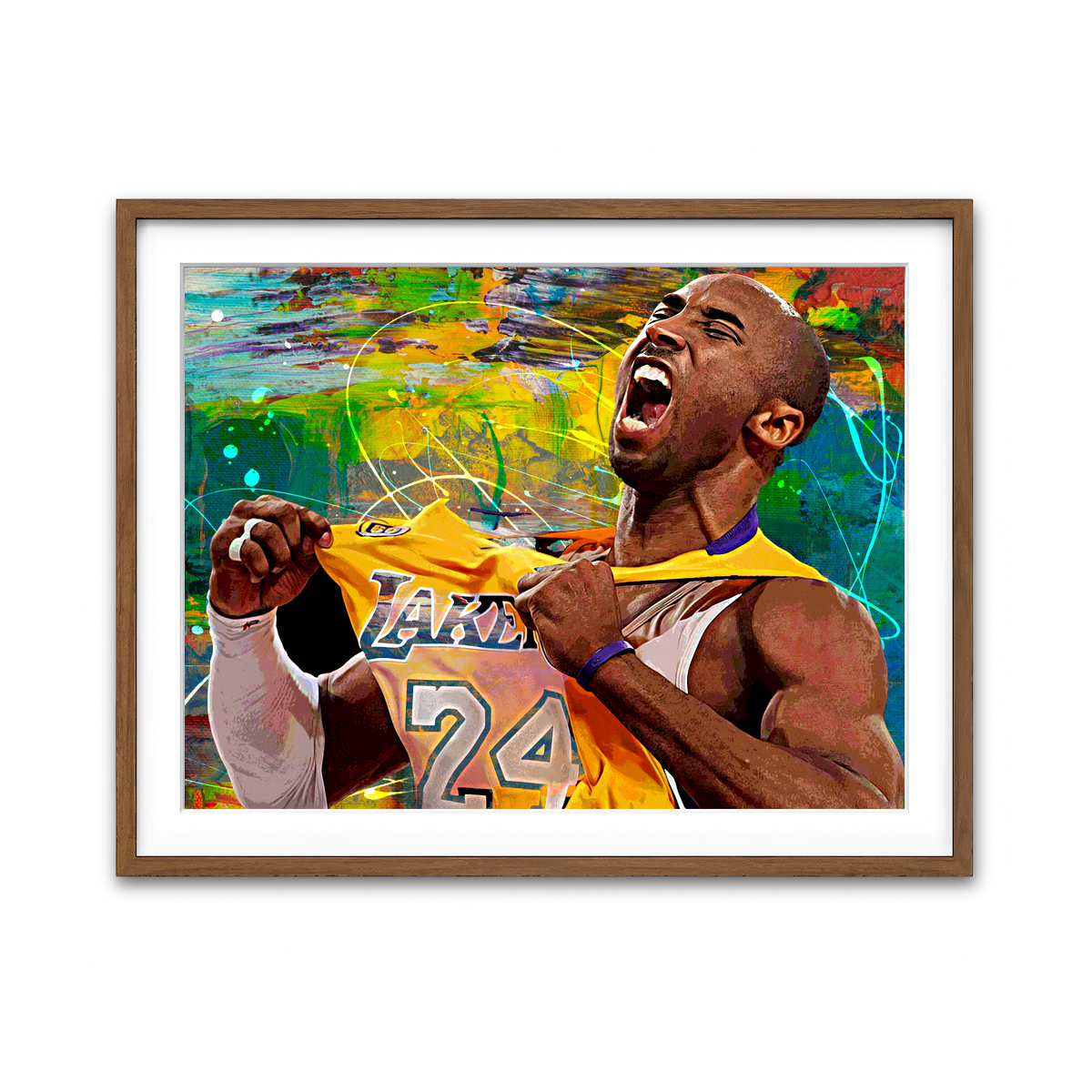 Framed Print 4x3 Walnut