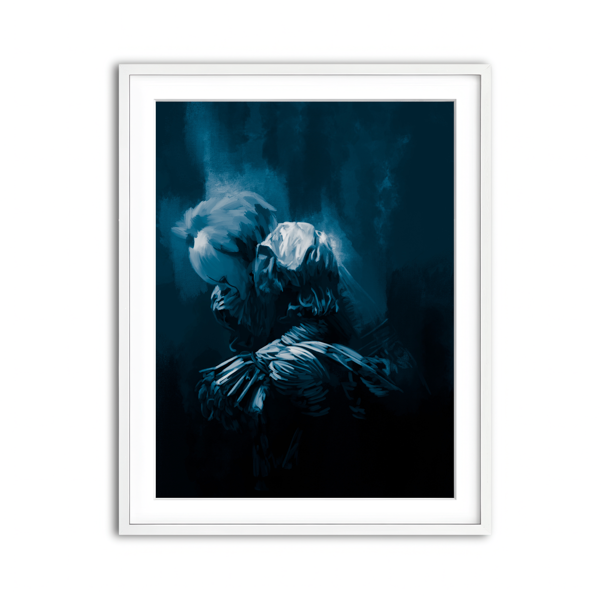 Framed Print 3x4 White
