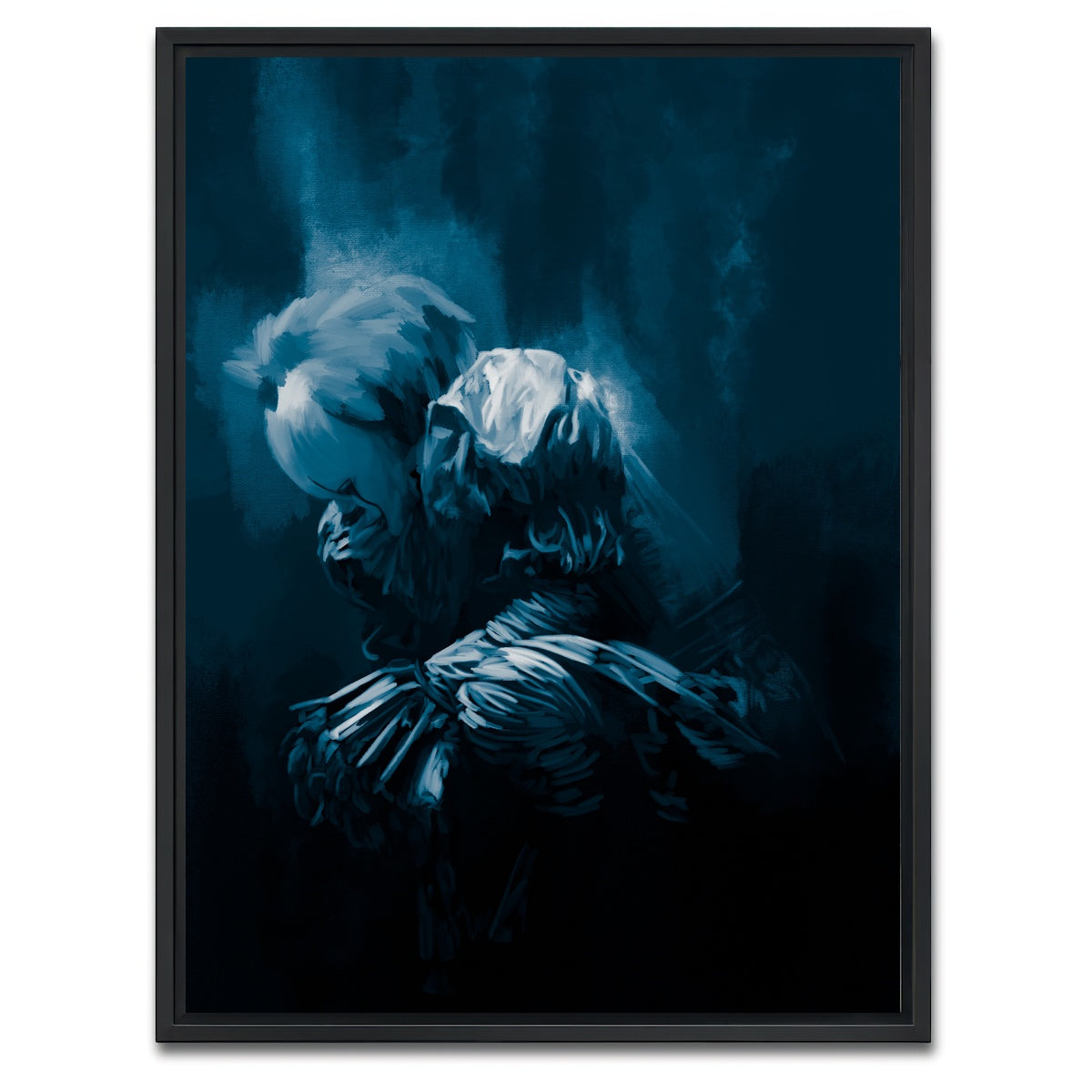 AUTO-MOCKUP WHITE | The Clown | 1 Piece | Black Framed Canvas | group=3x4