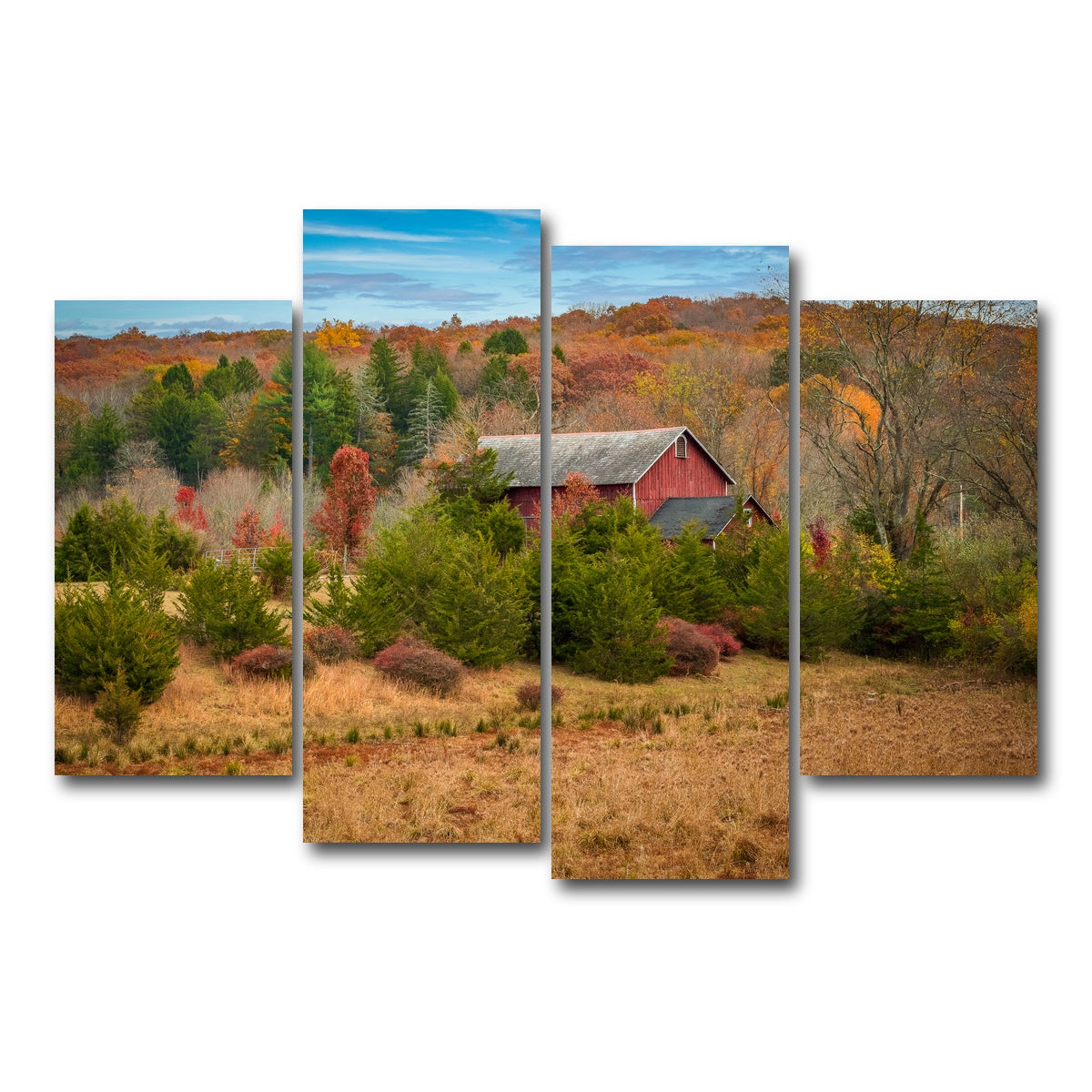 AUTO-MOCKUP WHITE | The Colors of Home | 4 Piece | Gallery Wrap Canvas | group=4_short