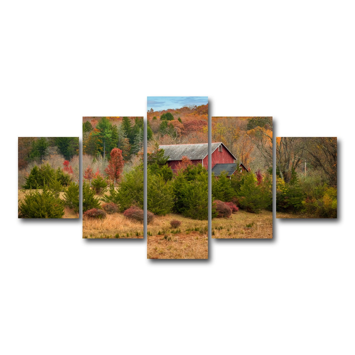 AUTO-MOCKUP WHITE | The Colors of Home | 5 Piece | Gallery Wrap Canvas | group=5_short