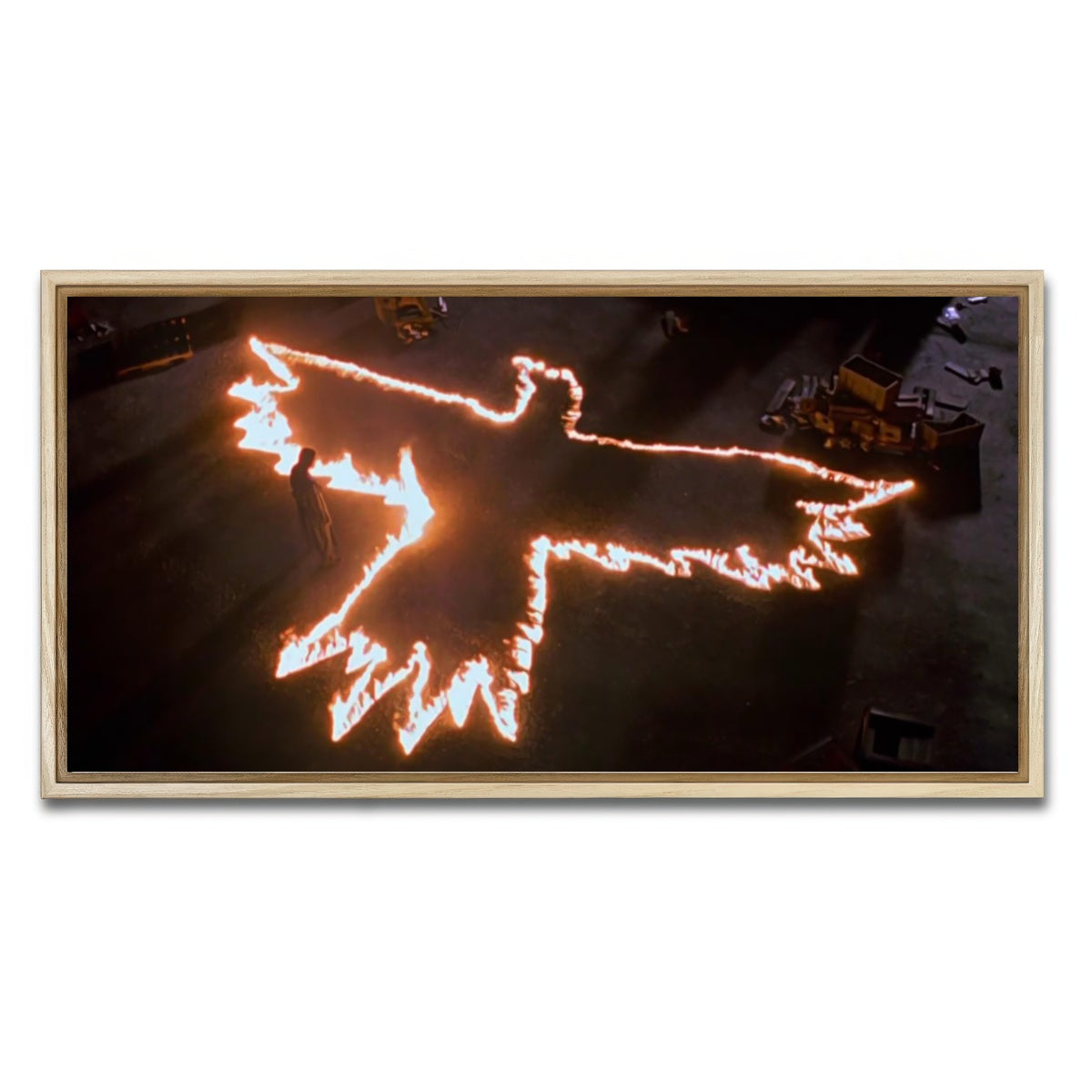 AUTO-MOCKUP WHITE | The Crow Fire | 1 Piece | Natural Framed Canvas | group=2x1