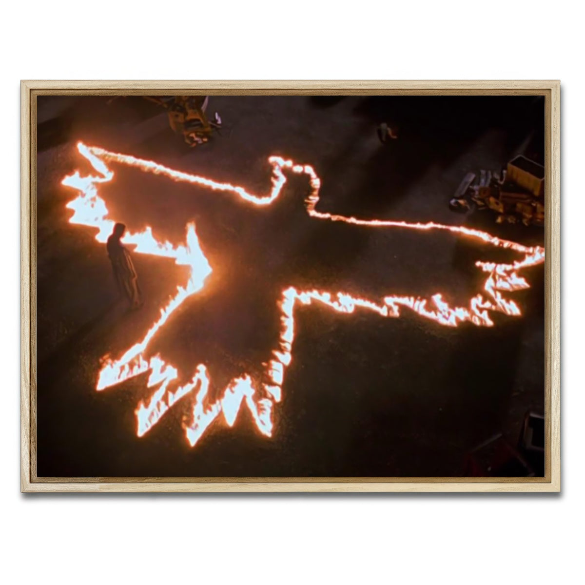 AUTO-MOCKUP WHITE | The Crow Fire | 1 Piece | Natural Framed Canvas | group=4x3