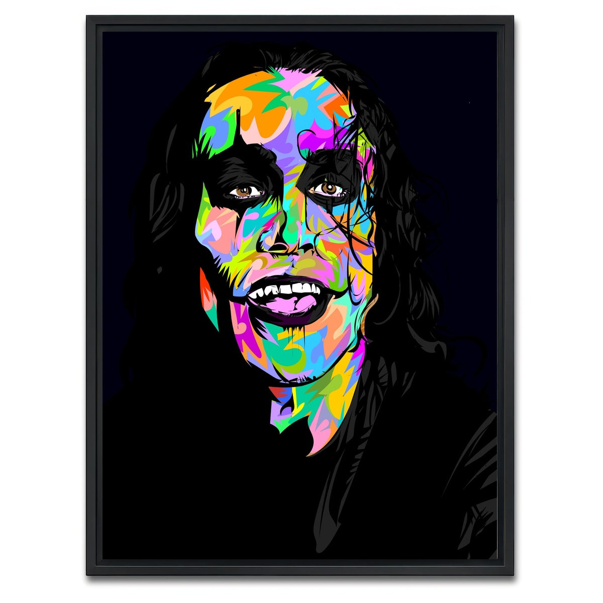 AUTO-MOCKUP WHITE | The Crow | 1 Piece | Black Framed Canvas | group=3x4