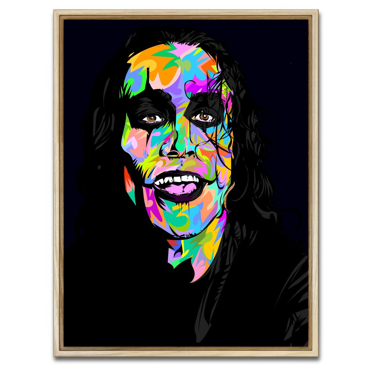 AUTO-MOCKUP WHITE | The Crow | 1 Piece | Natural Framed Canvas | group=3x4