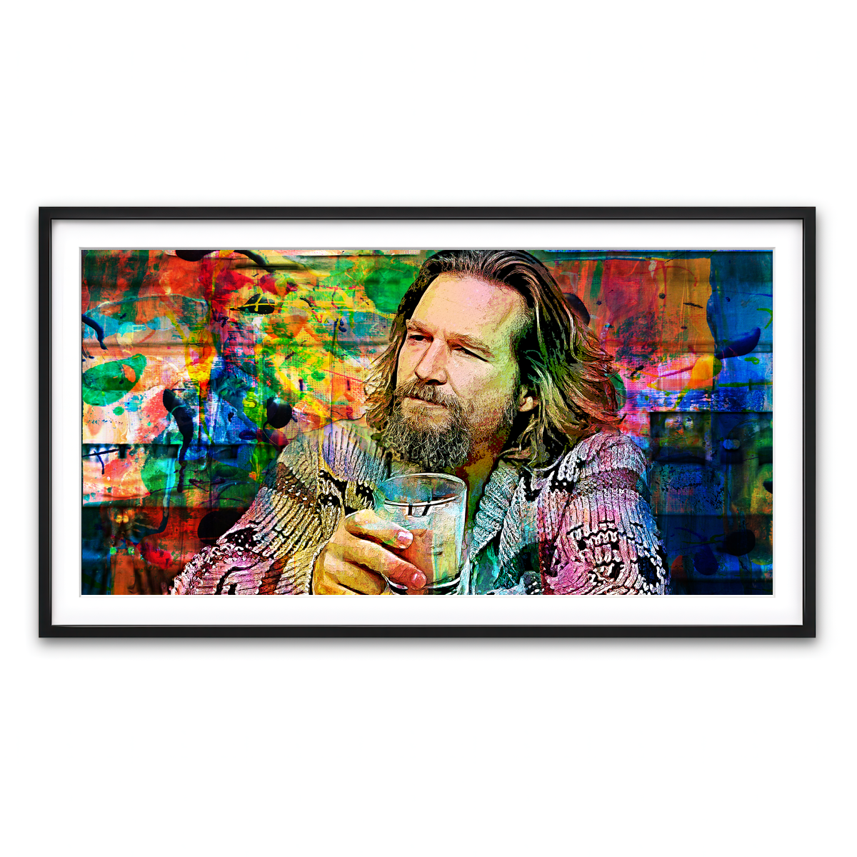 Framed Print 2x1 Black