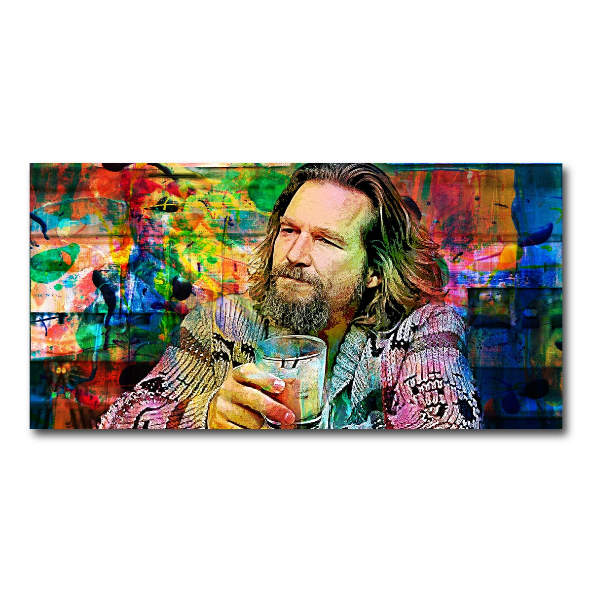 AUTO-MOCKUP WHITE | The Dude All Colors | 1 Piece | Gallery Wrap Canvas | group=2x1