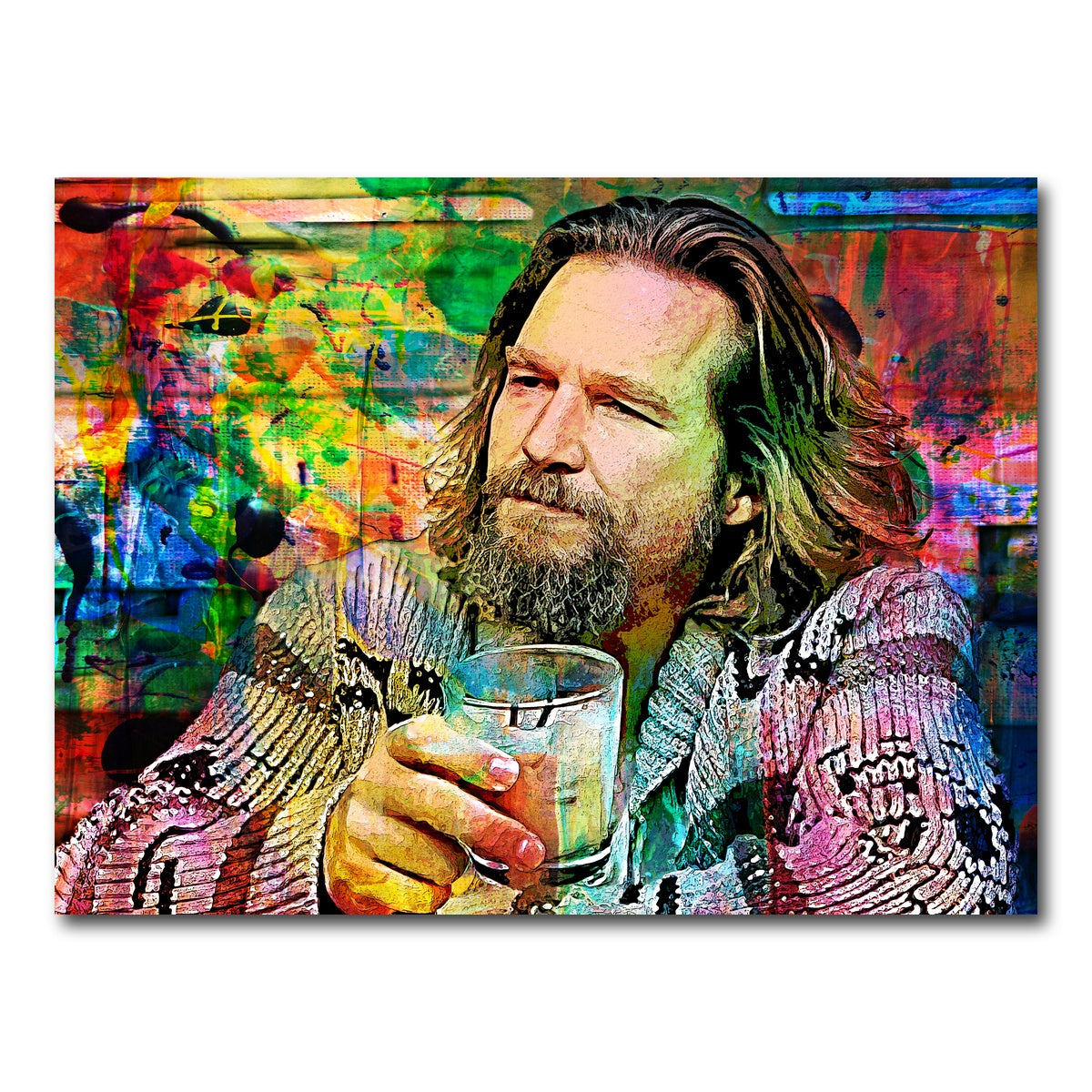 AUTO-MOCKUP WHITE | The Dude All Colors | 1 Piece | Gallery Wrap Canvas | group=4x3